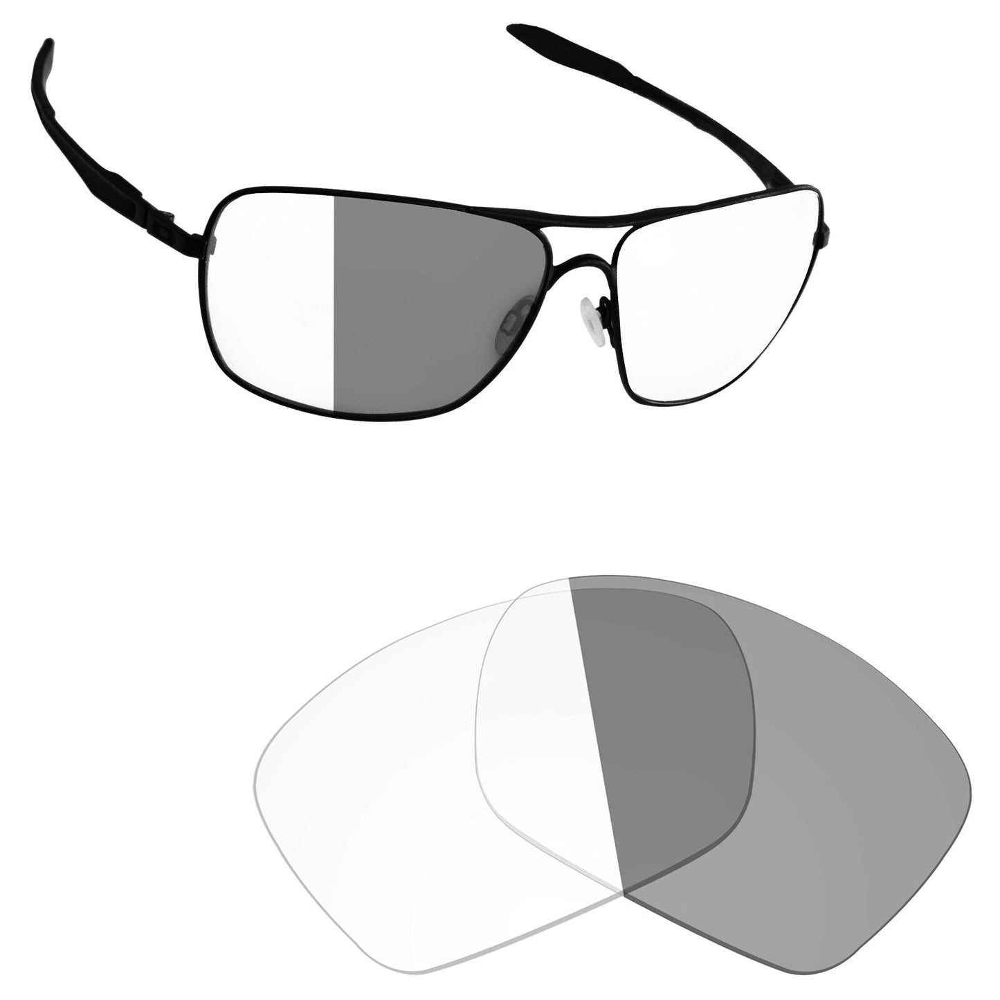 Hawkry Polarized Replacement Lens for-Oakley Plaintiff Squared OO4063 - Multiple