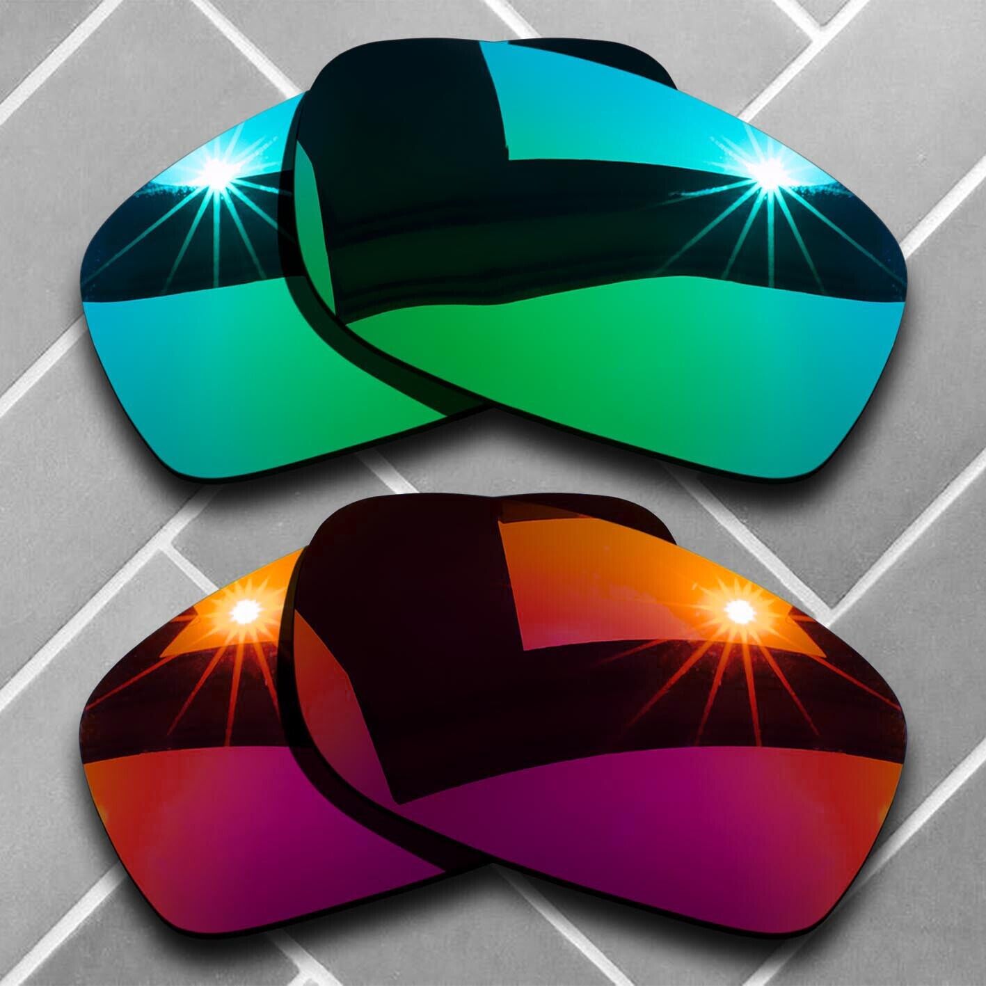 Polarized Replacement lenses for-Oakley Fives Squared Anti-Scratch Choices US