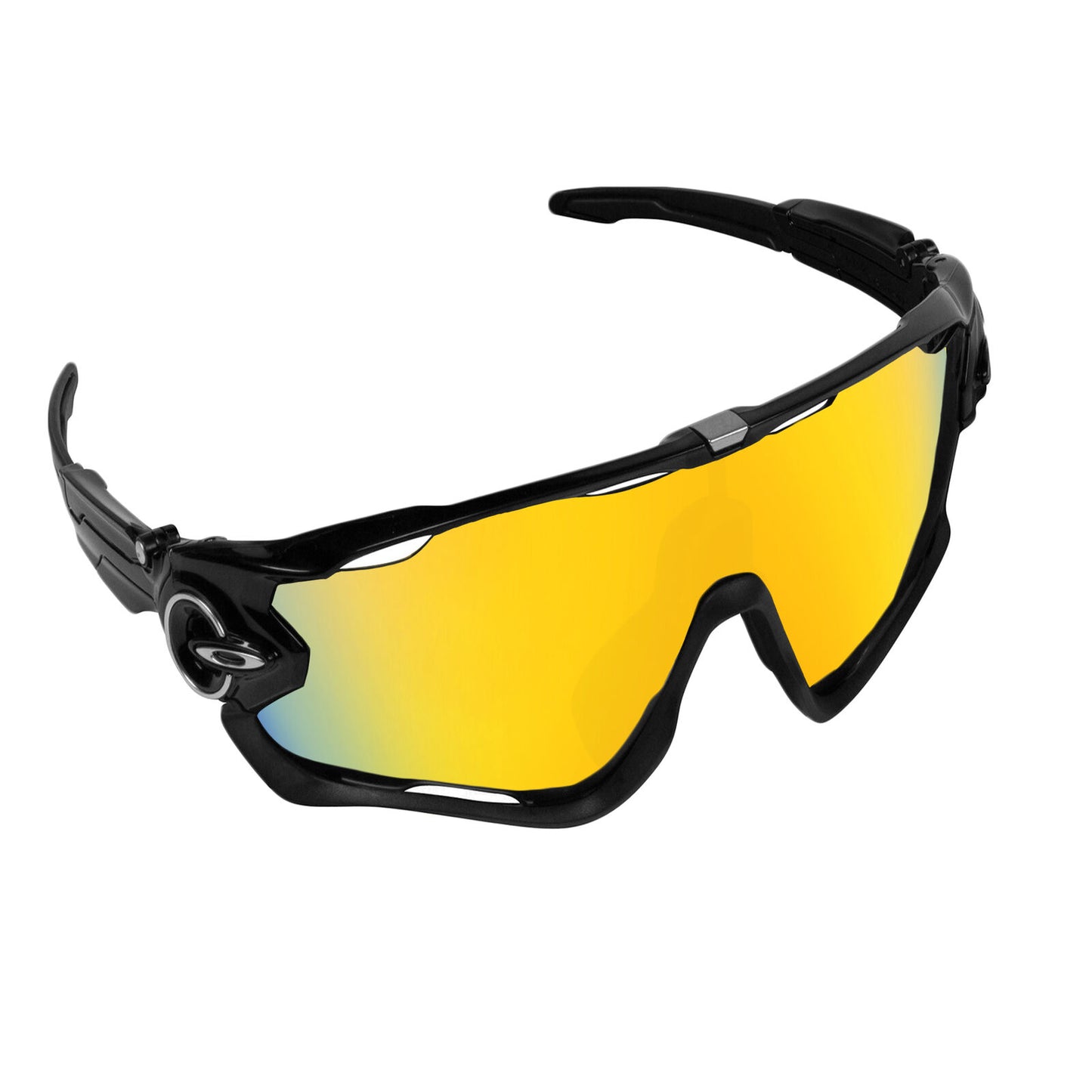 LenSwitch Replacement Lenses for Oakley Jawbreaker Sunglasses Gold Mirror