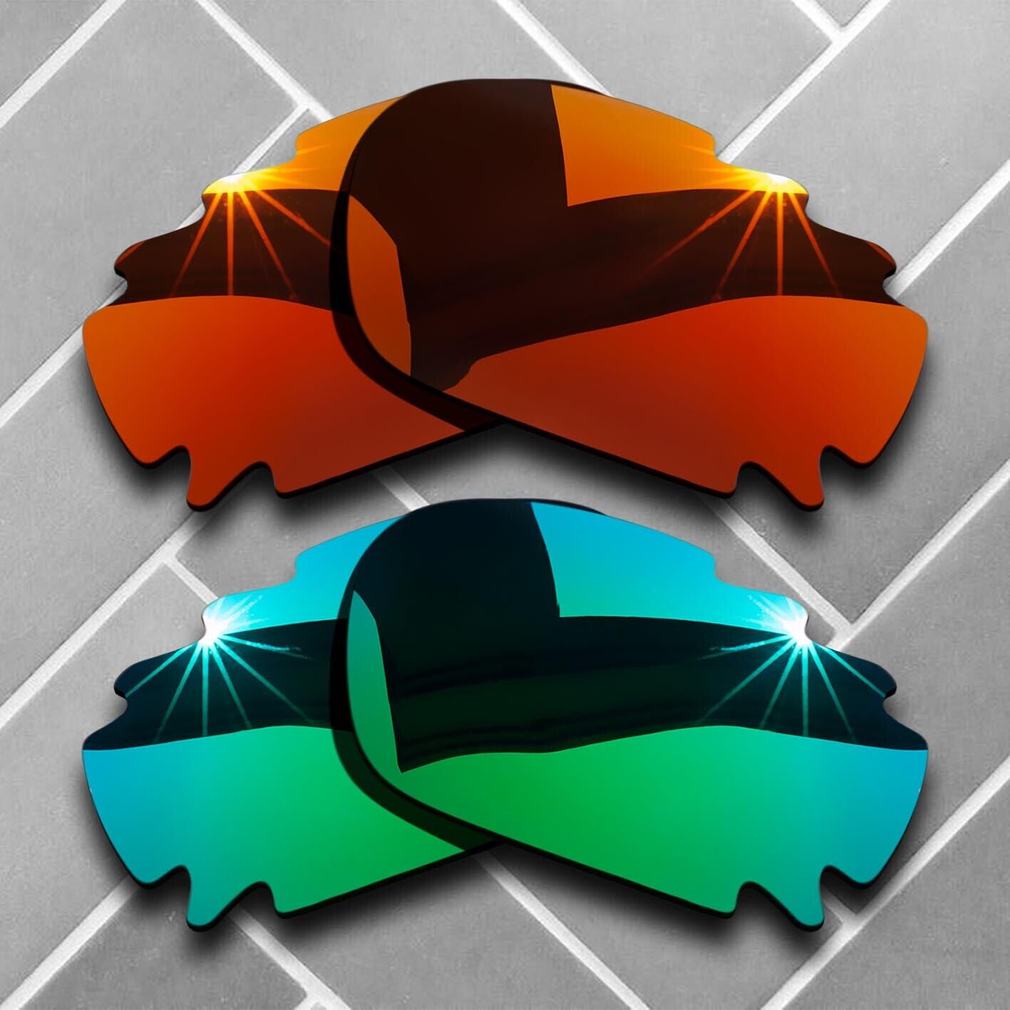 Polarized Replacement lenses for-Oakley Jawbone Vented Racing Jacket Choices US