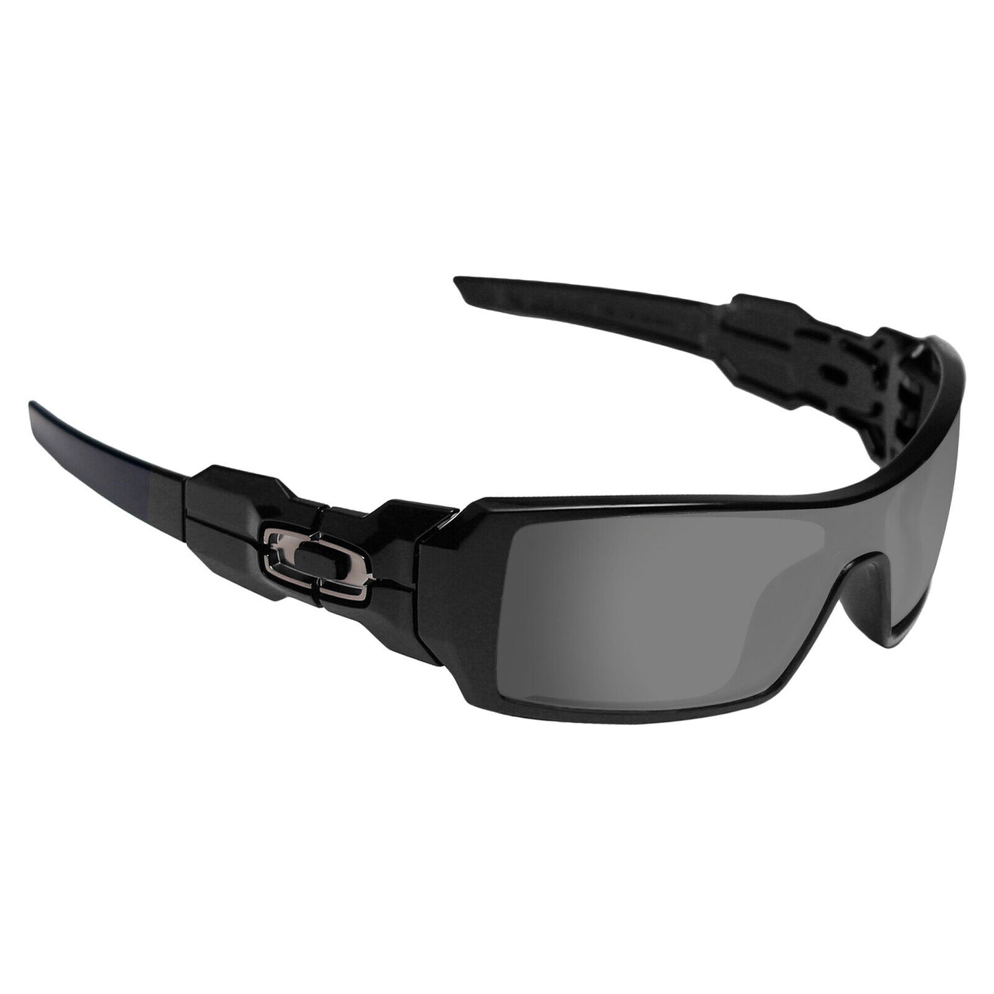 Hawkry Polarized Replacement Lenses for-Oakley Oil Rig Sport Black Mirror