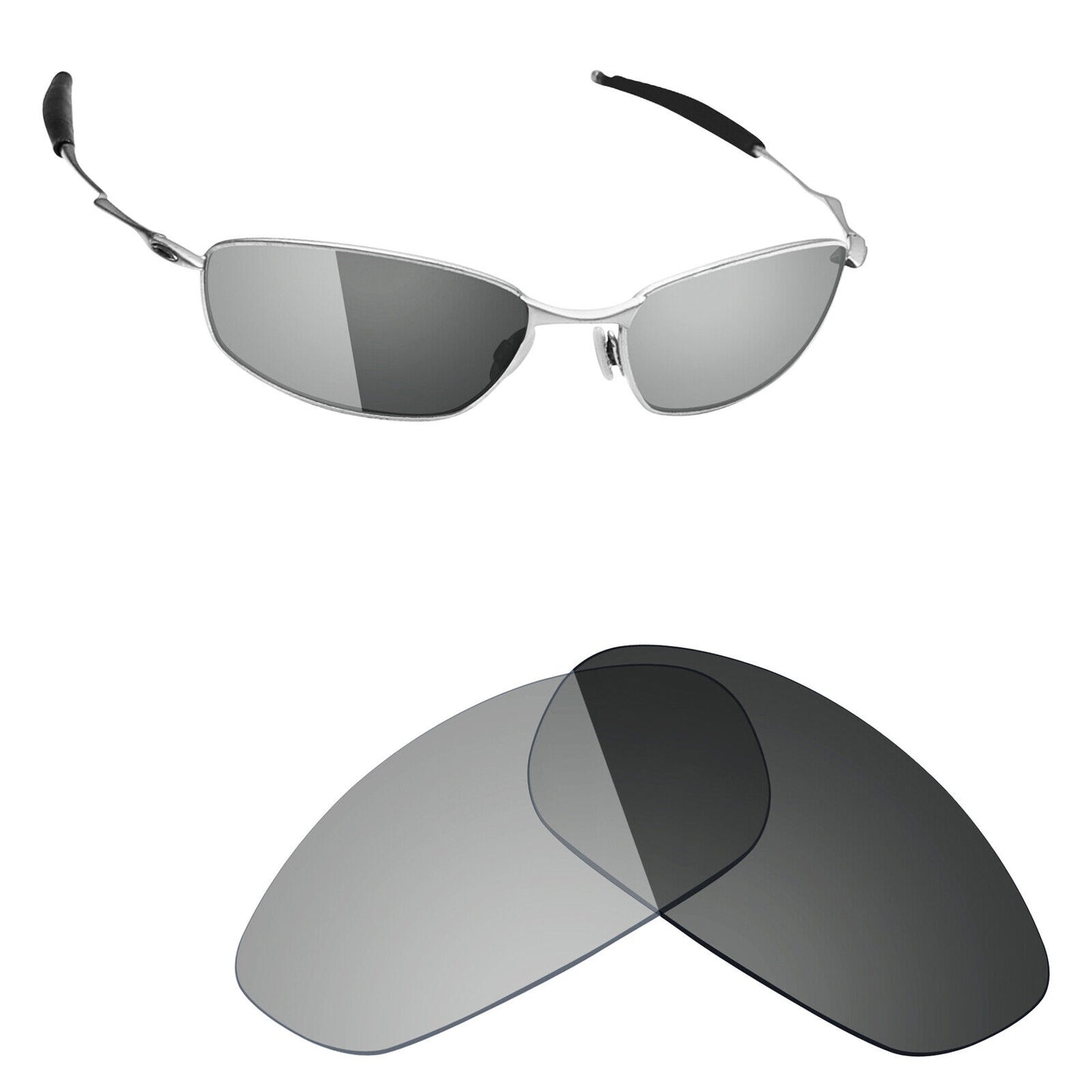 Hawkry Polarized Replacement Lens for-Oakley Whisker Sunglass - Option