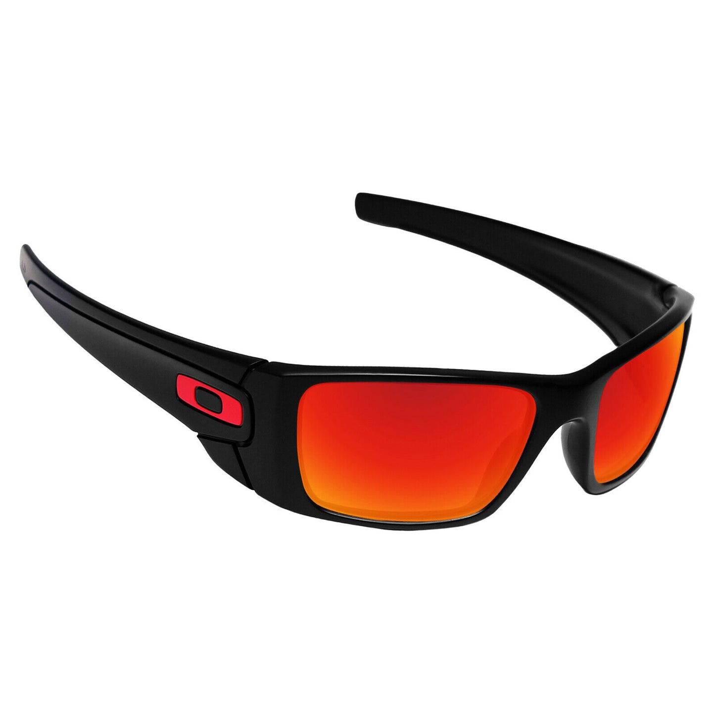 Hawkry Polycarbonate Replacement Lenses for-Oakley Fuel Cell Sunglass -Fire Red
