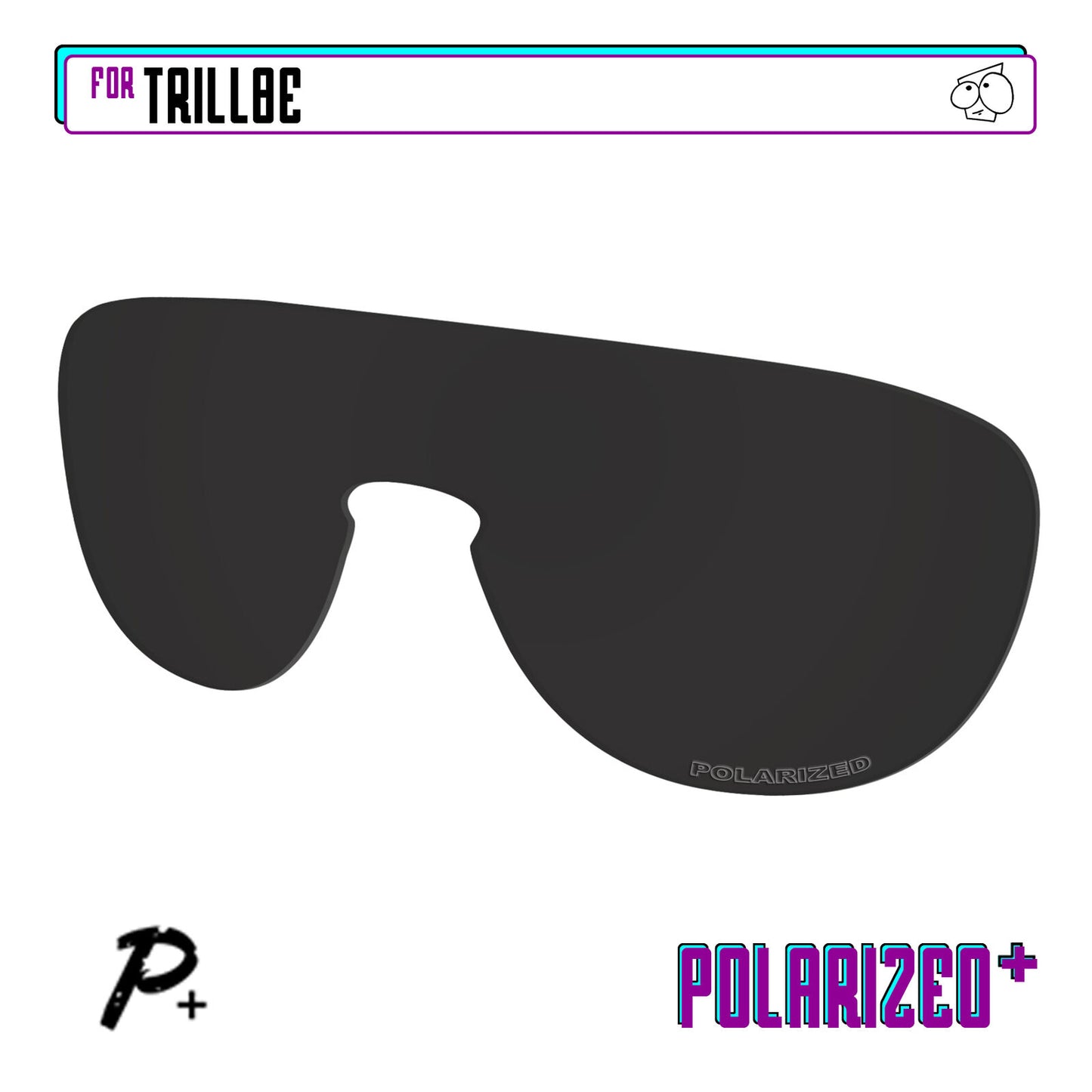 POLARIZED+ Replacement Lens For-Oakley Trillbe Sunglass Anti-Scratch