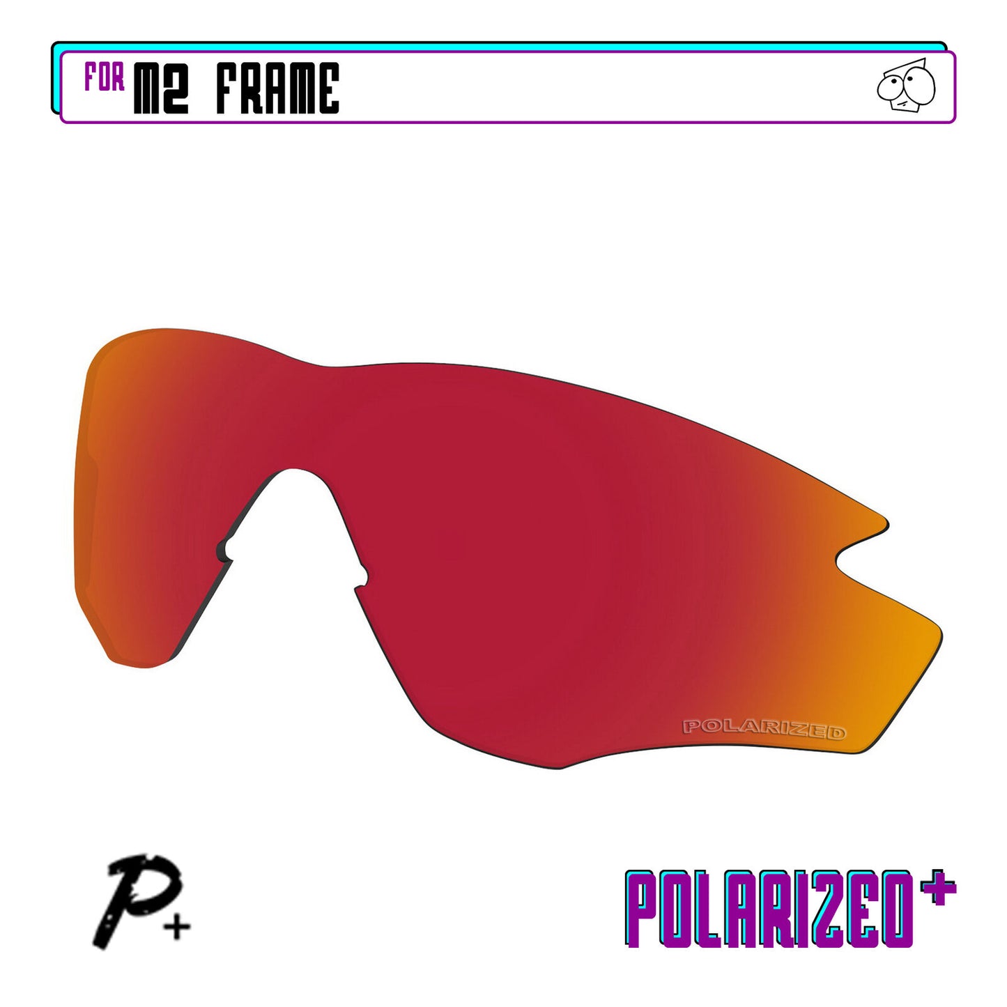 POLARIZED Wholesale Replacement Lenses For-Oakley M2 Frame OO9212 Anti-Scratch