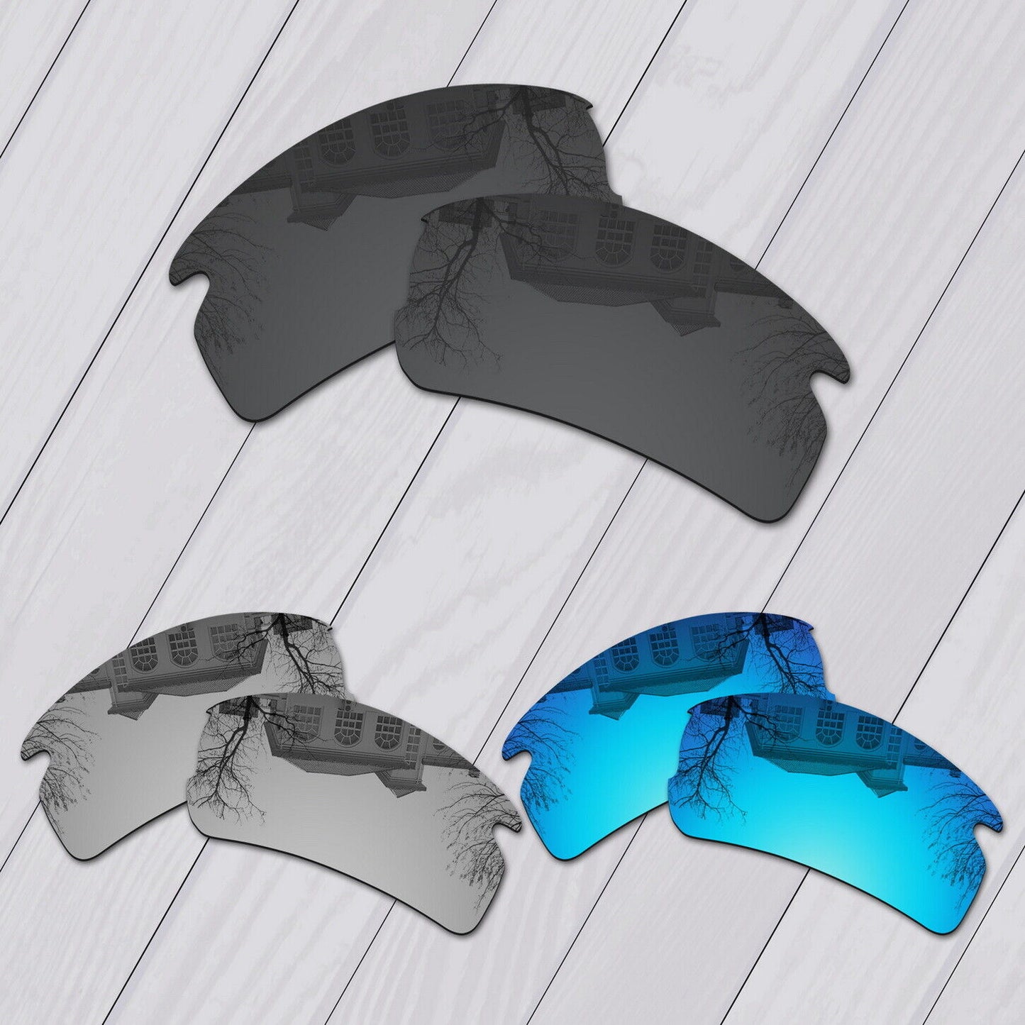POLARIZED Replacement Lot Lenses For-Oakley Flak 2.0 OO9295 Sunglass Options