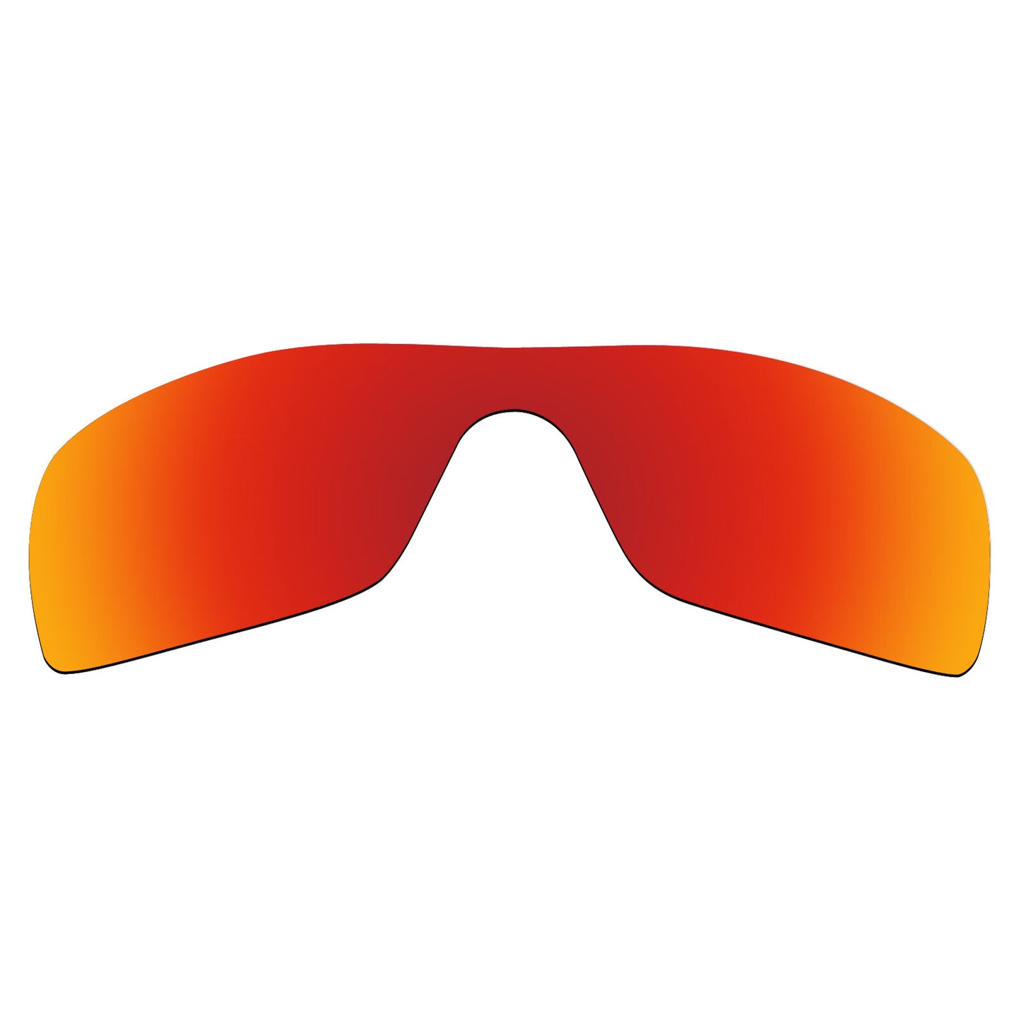 Hawkry Polarized Replacement Lenses for-Oakley Batwolf Sunglass Red Mirror