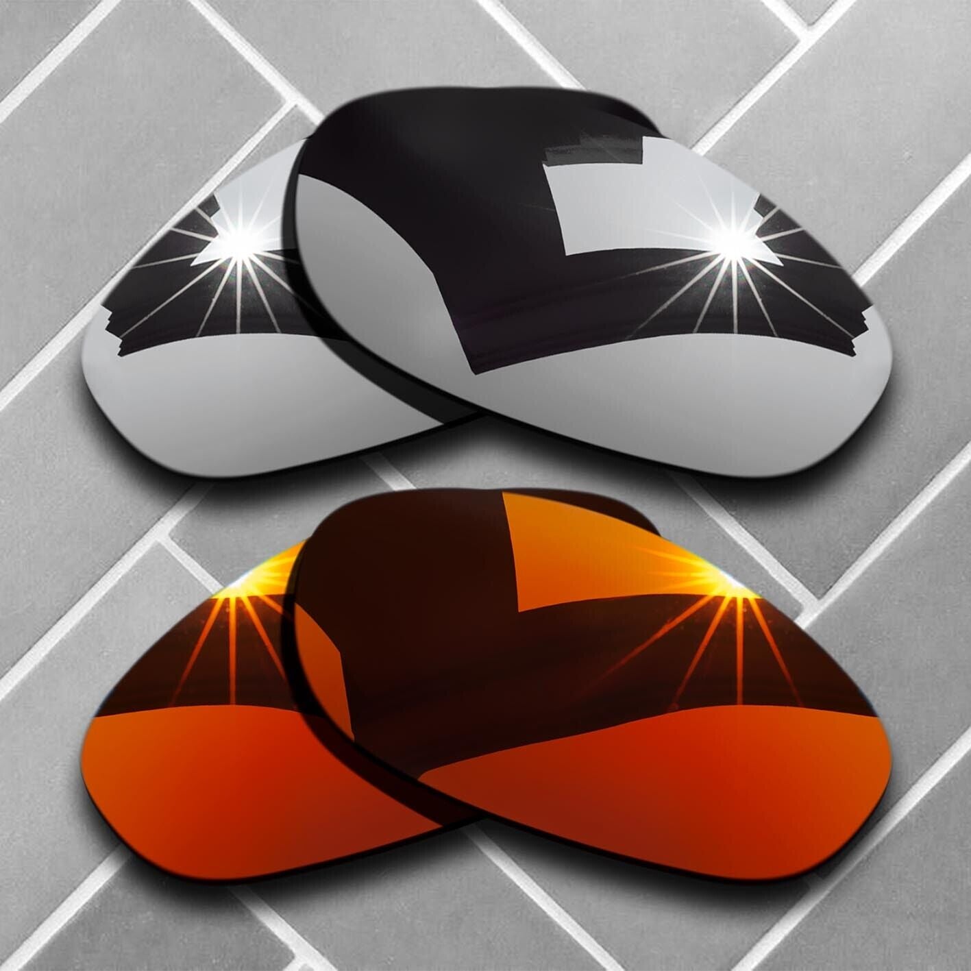 Anti-Scratch Replacement lenses for-Oakley Monster Dog Polarized Multi Choices