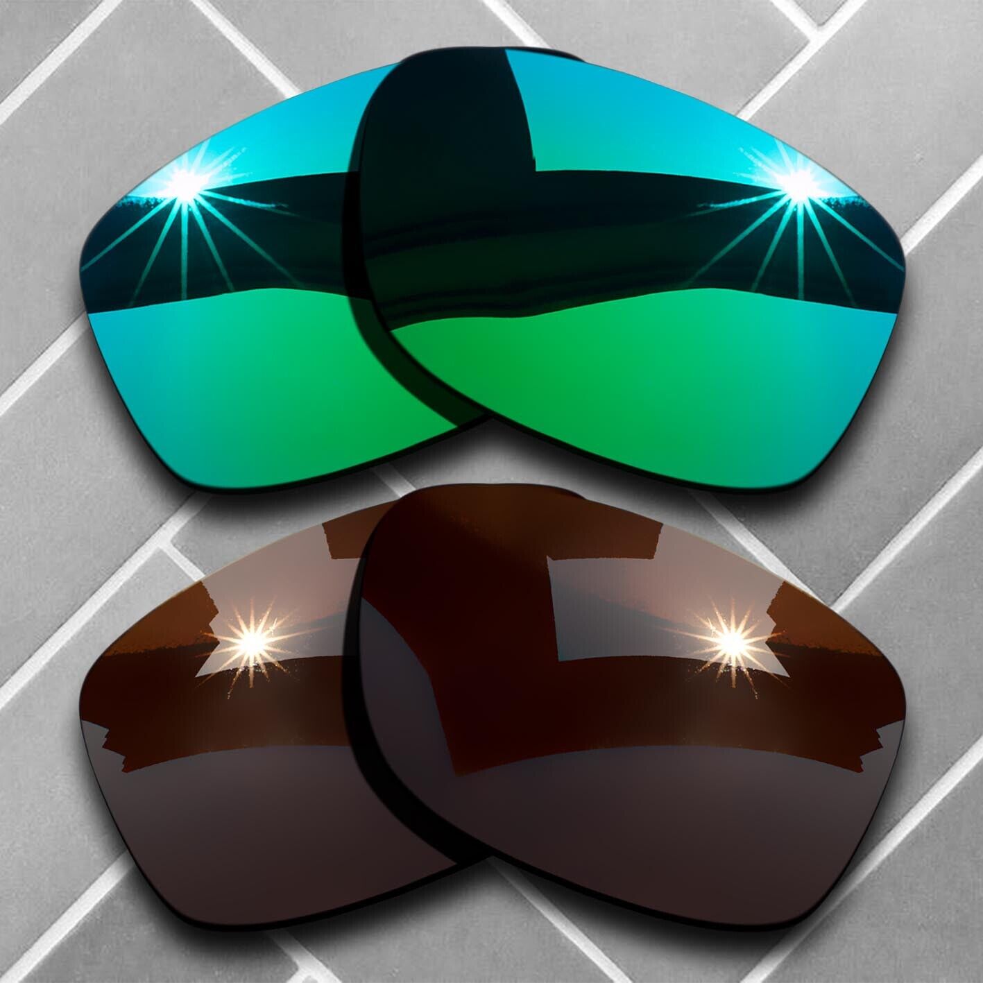 Polarized Replacement lenses for-Oakley Jupiter Squared Anti-Scratch Choices US