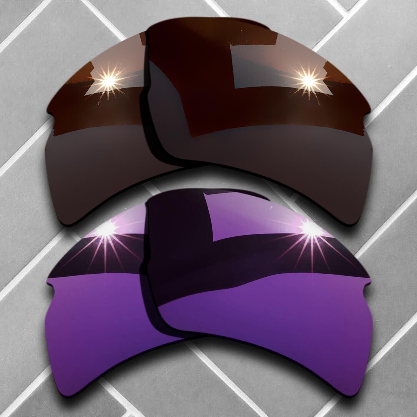 Polarized Replacement lenses for-Oakley Flak 2.0 XL Anti-Scratch Choices US