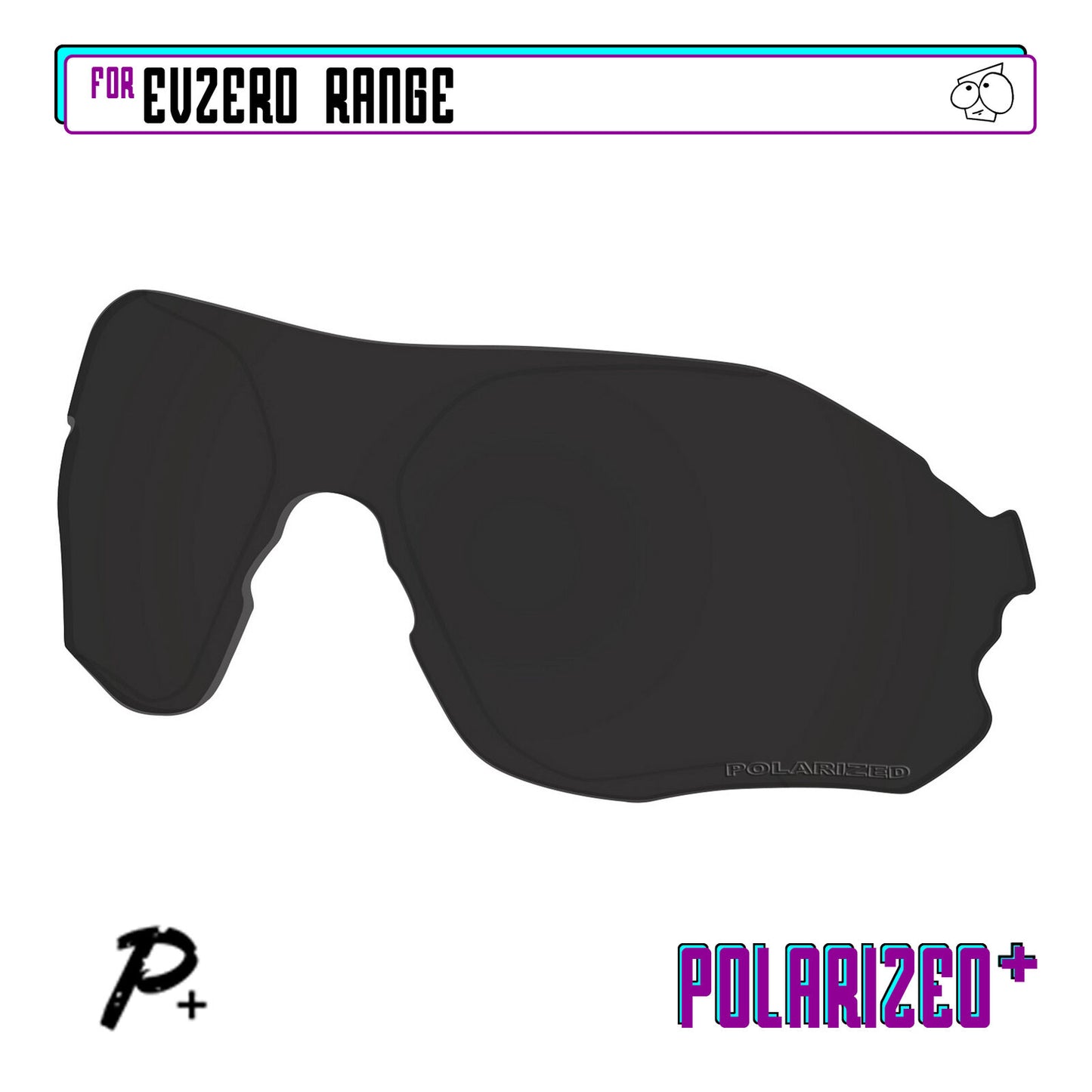 POLARIZED+ Replacement Lens For-Oakley EVZero Range Sunglass Anti-Scratch