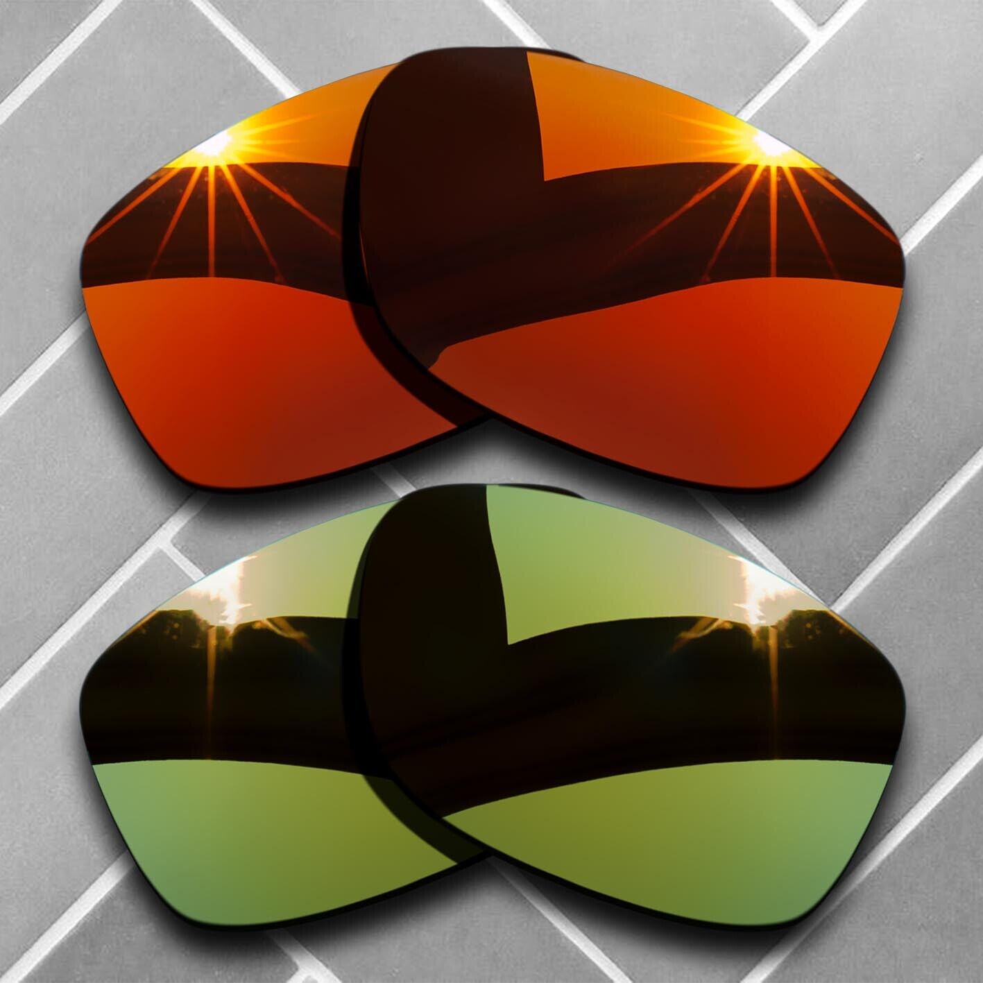 Polarized Replacement lenses for-Oakley Jupiter Squared Anti-Scratch Choices US