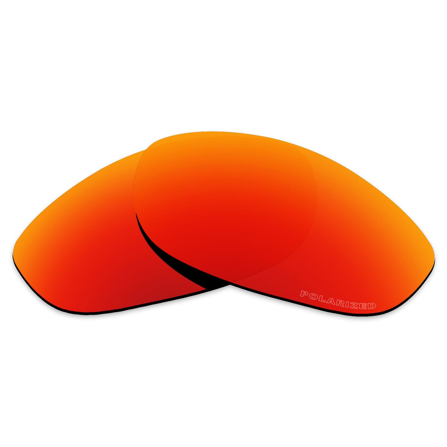 Hawkry SaltWater Proof Fire Red Replacement Lense for-Oakley Monster Dog