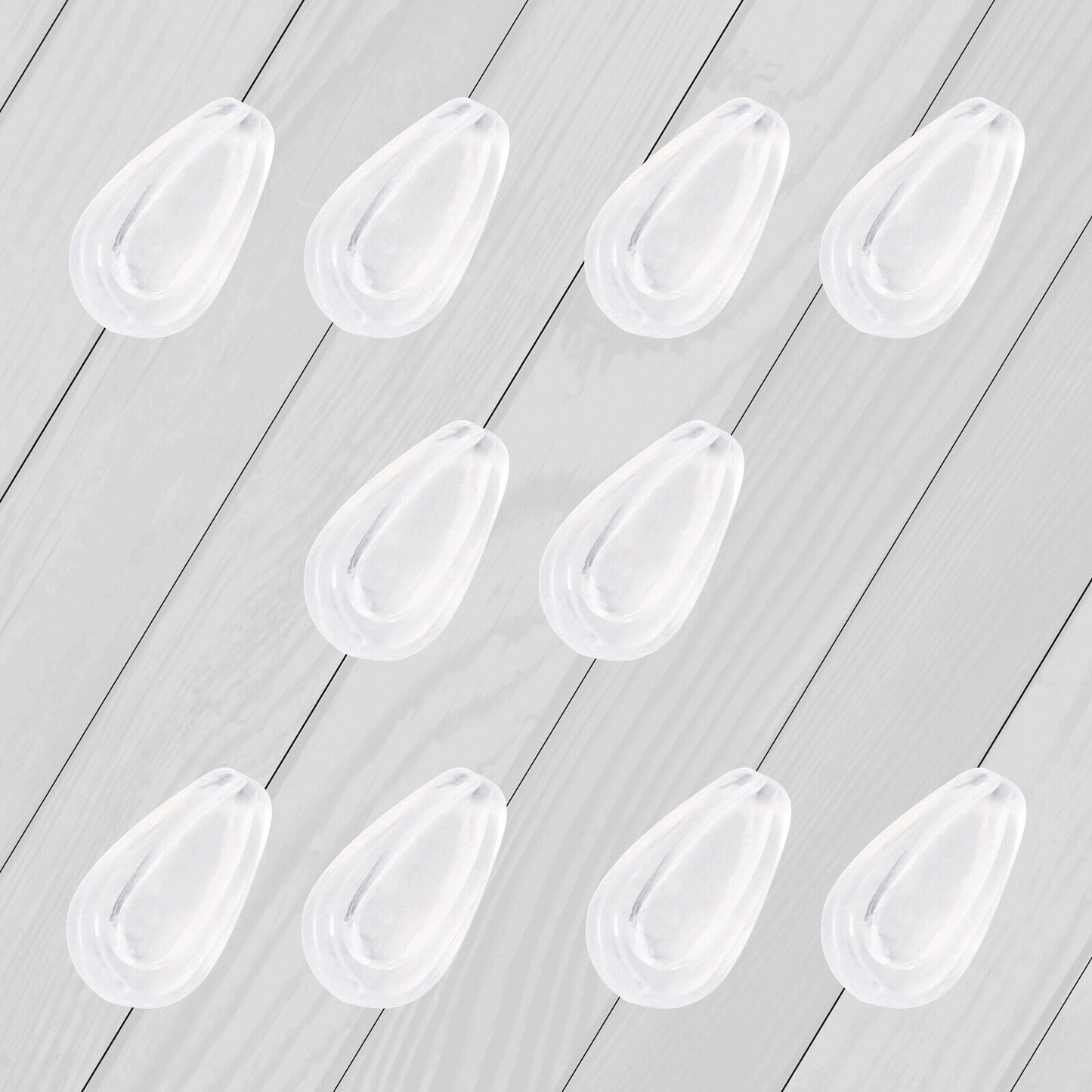TargetVision Replacement Clear Nose pads For-Oakley Deadbolt OO6046 Sunglasses