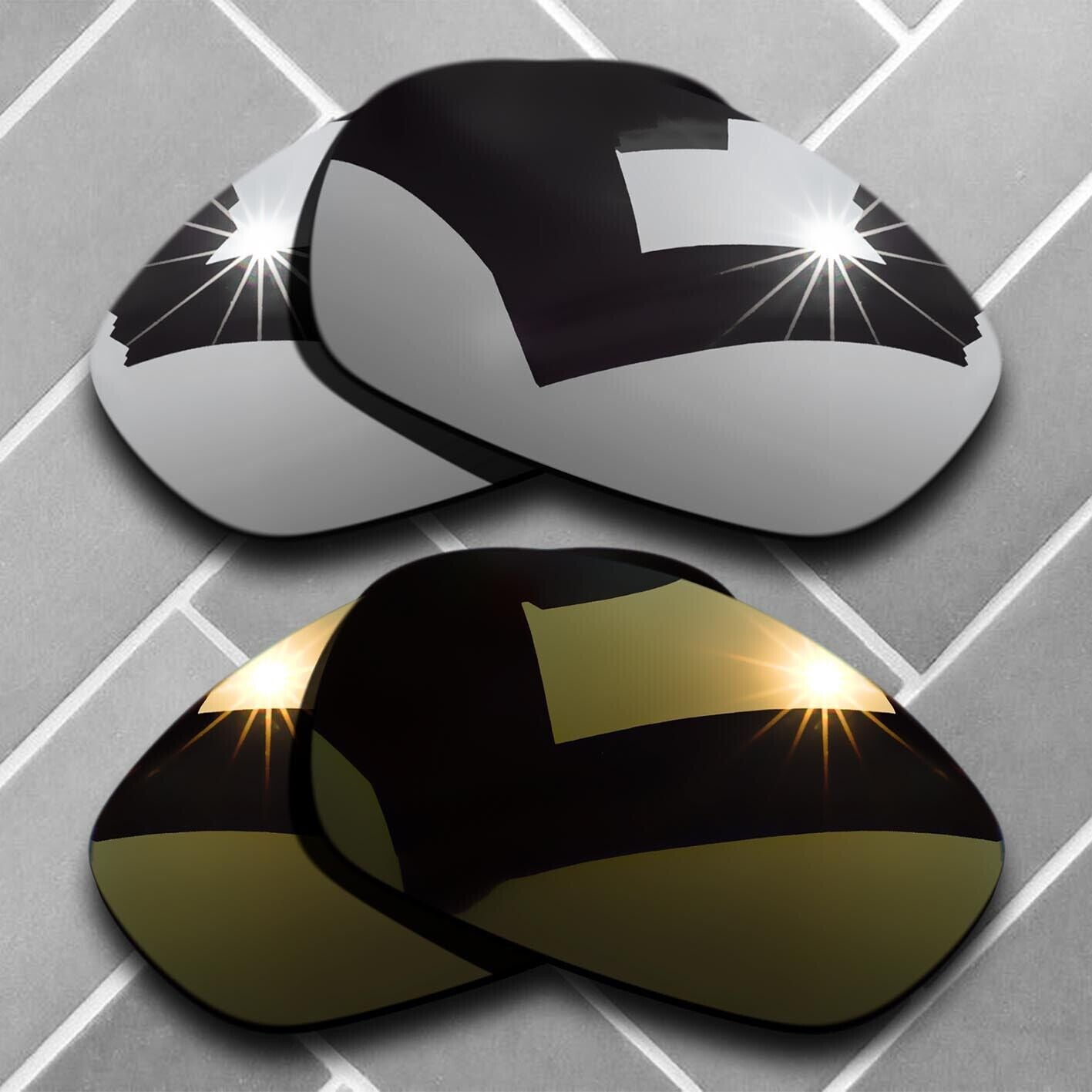 Anti-Scratch Replacement lenses for-Oakley Straight Jacket 2007 Polarized Choice