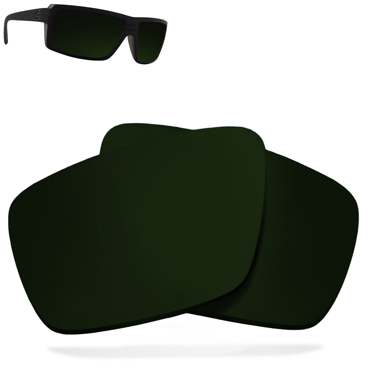 LenSwitch Polarized Replacement Lenses for VON ZIPPER Snark Sunglasses Green
