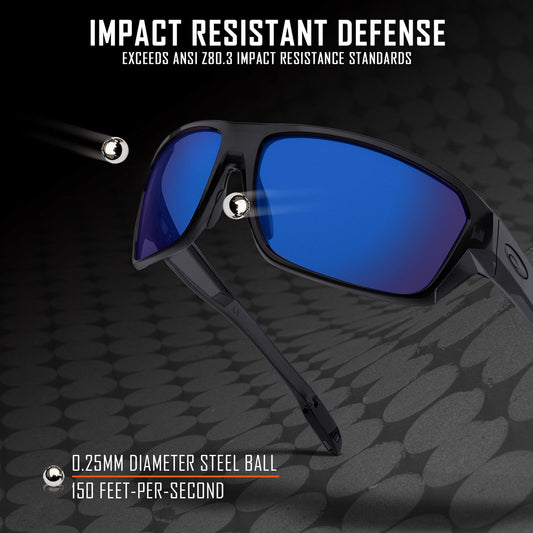 HeyRay Replacement Lenses for Flak Jacket XLJ Sunglasses Polarized -Opt