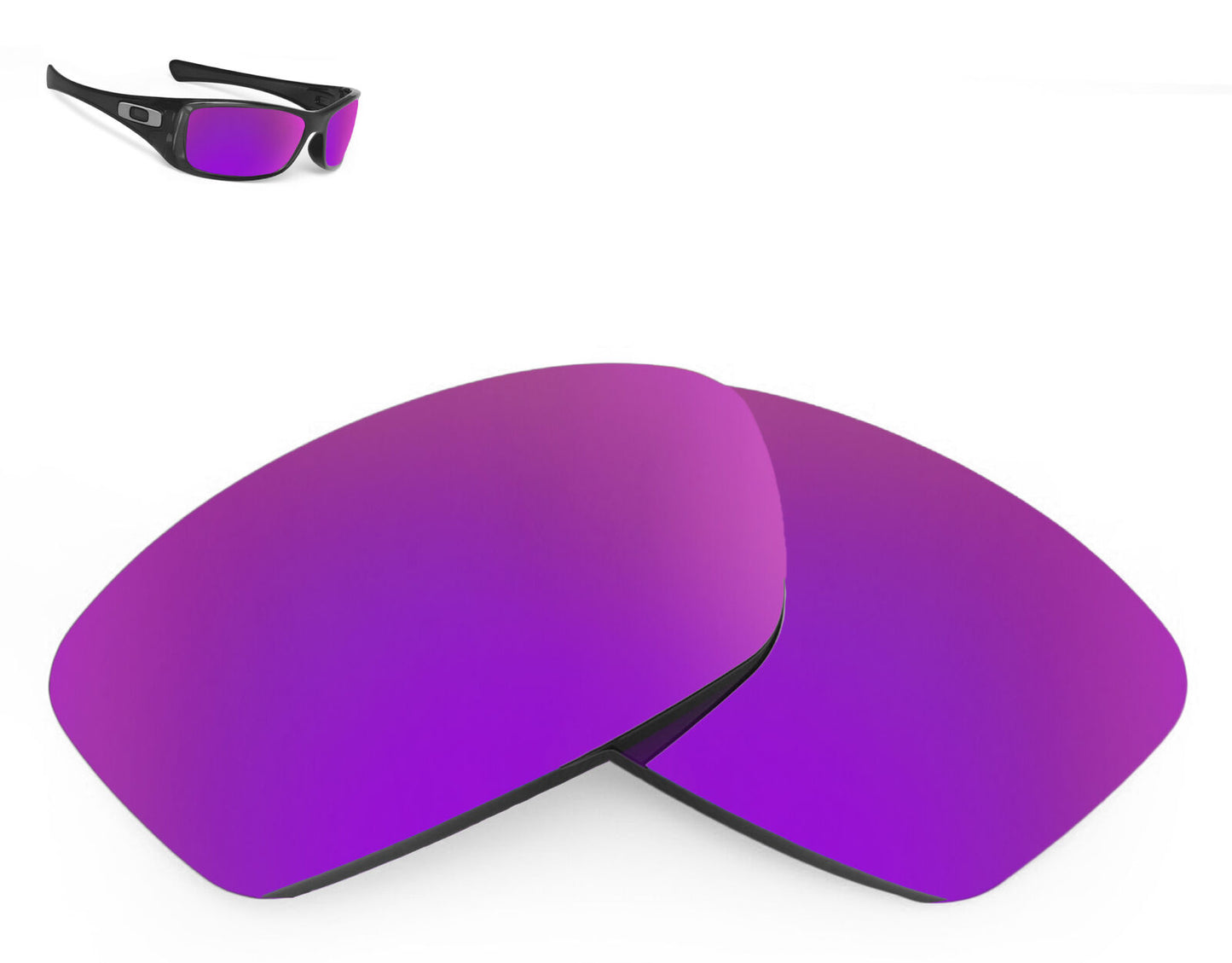 LenSwitch Polarized Replacement Lenses for Oakley Hijinx Sunglasses Purple
