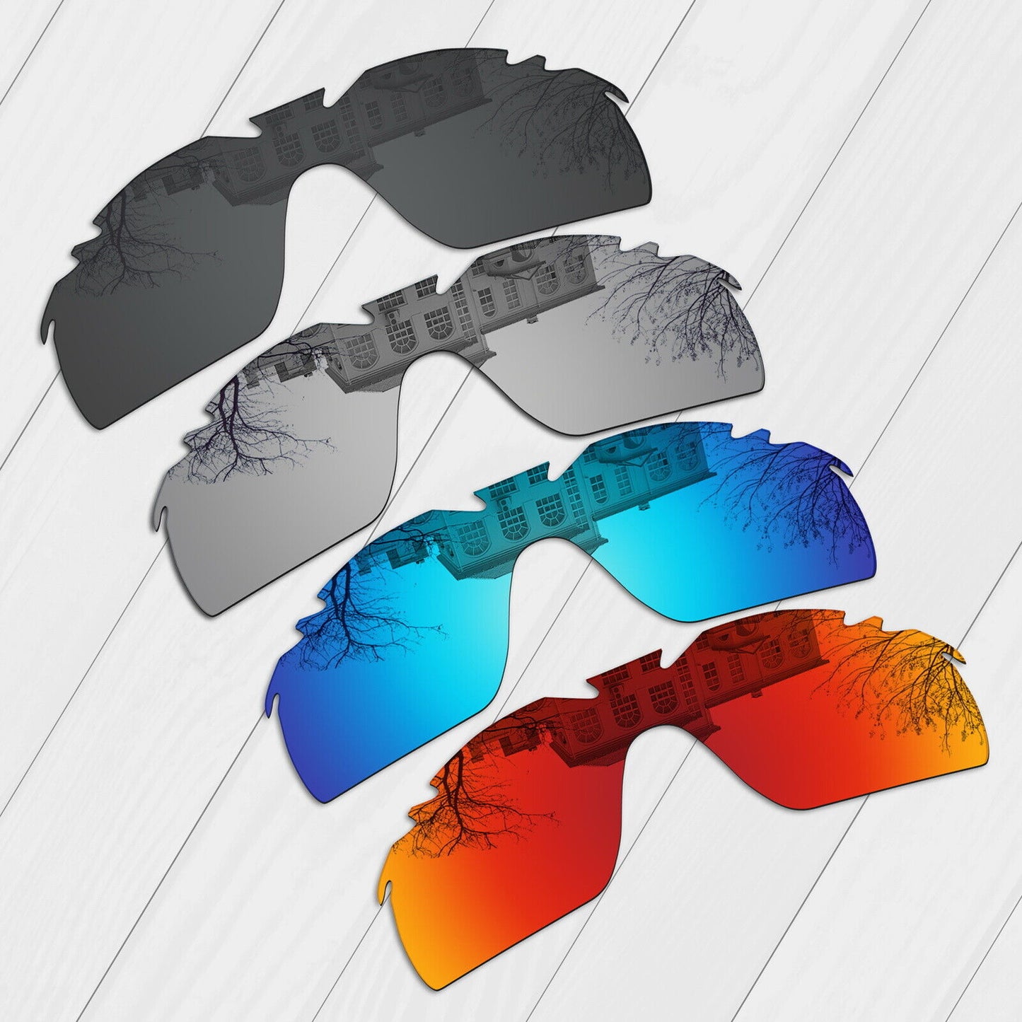 POLARIZED Replacement Lens&Kit For-Oakley Radarlock XL Vented OO9196 Options