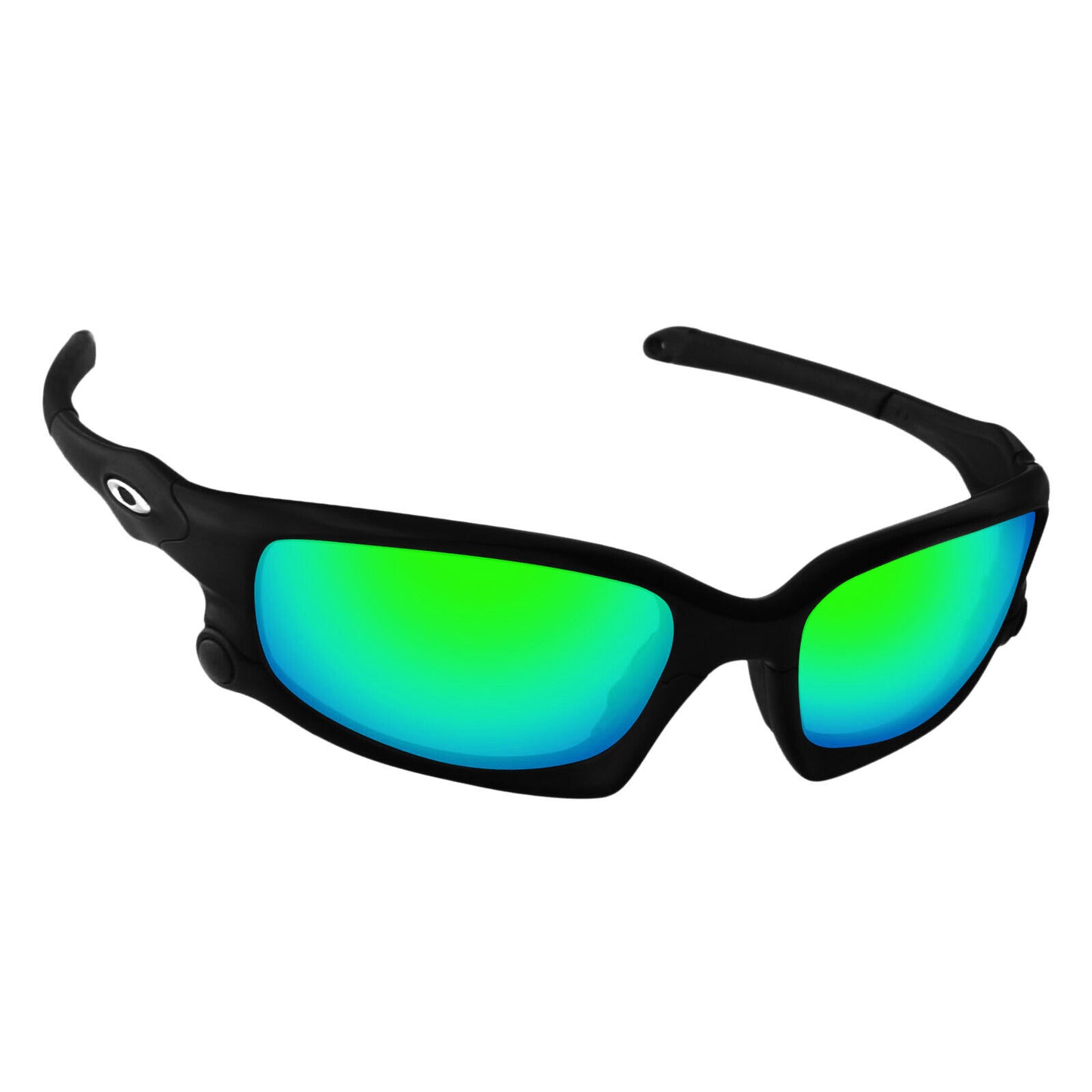 Hawkry SaltWater Proof Emerald Green Replacement Lenses for-Oakley Split Jacket