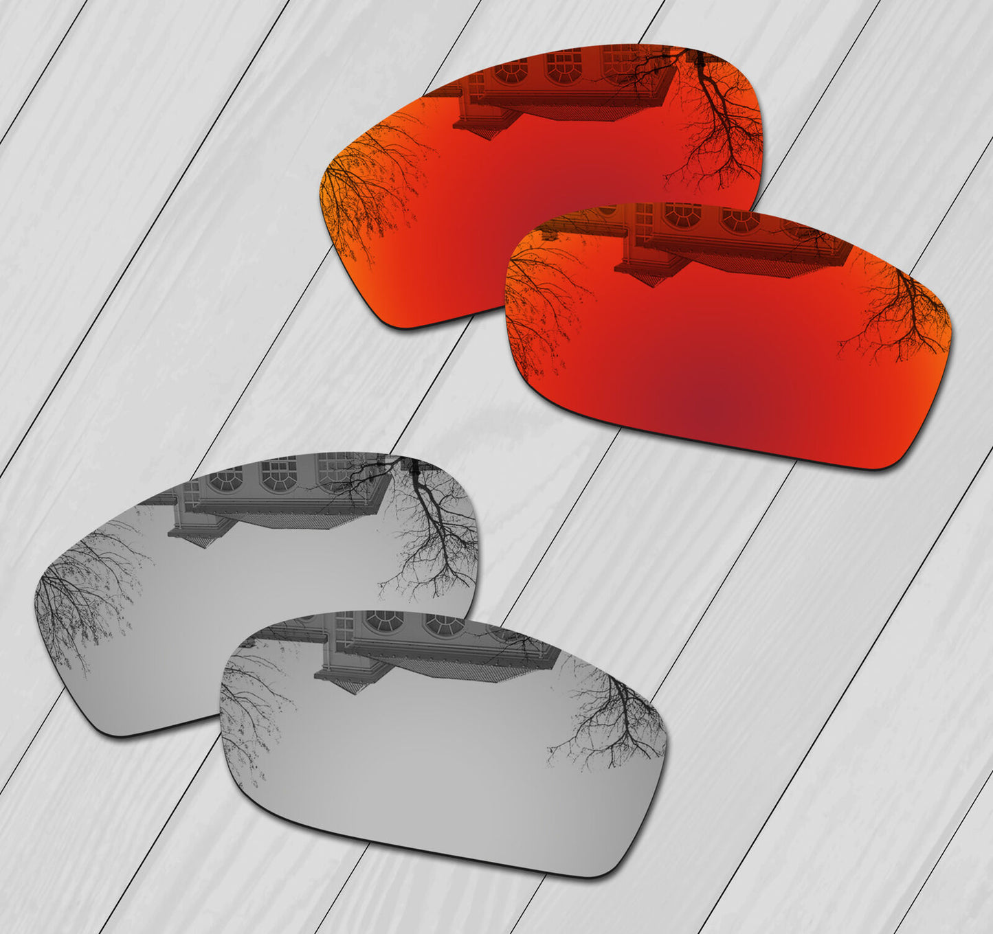 POLARIZED Replacement Lenses For-Oakley Fives Squared Anti-Scratch Options
