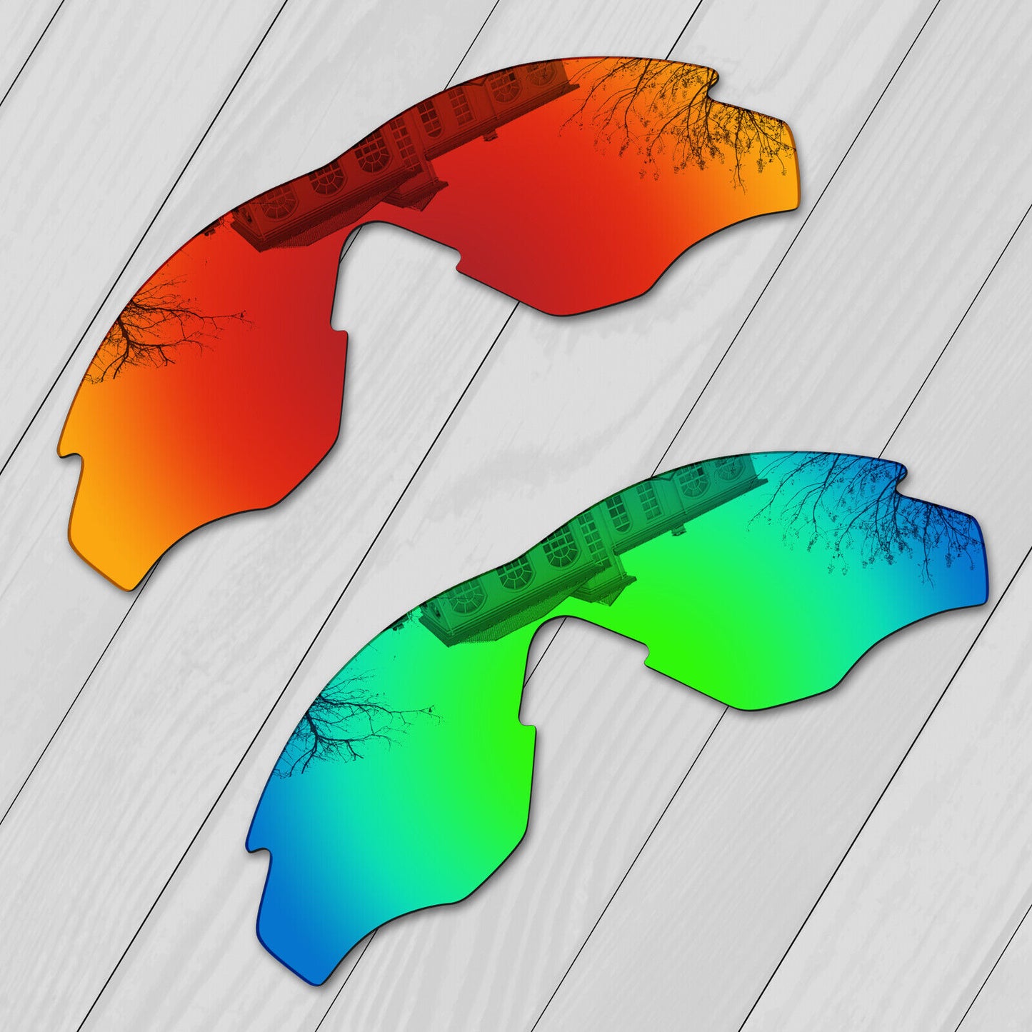 POLARIZED Wholesale Replacement Lenses For-Oakley M2 Frame OO9212 Anti-Scratch