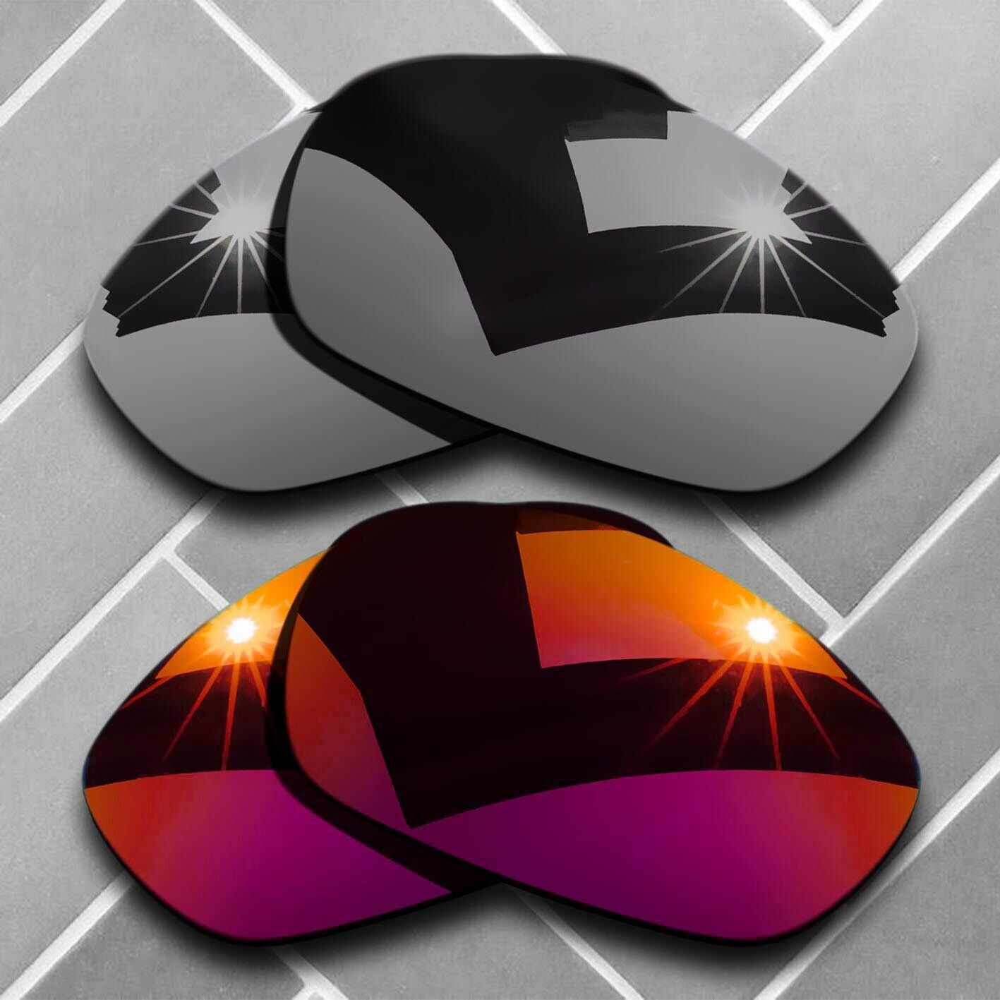 Anti-Scratch Replacement lenses for-Oakley Straight Jacket 2007 Polarized Choice