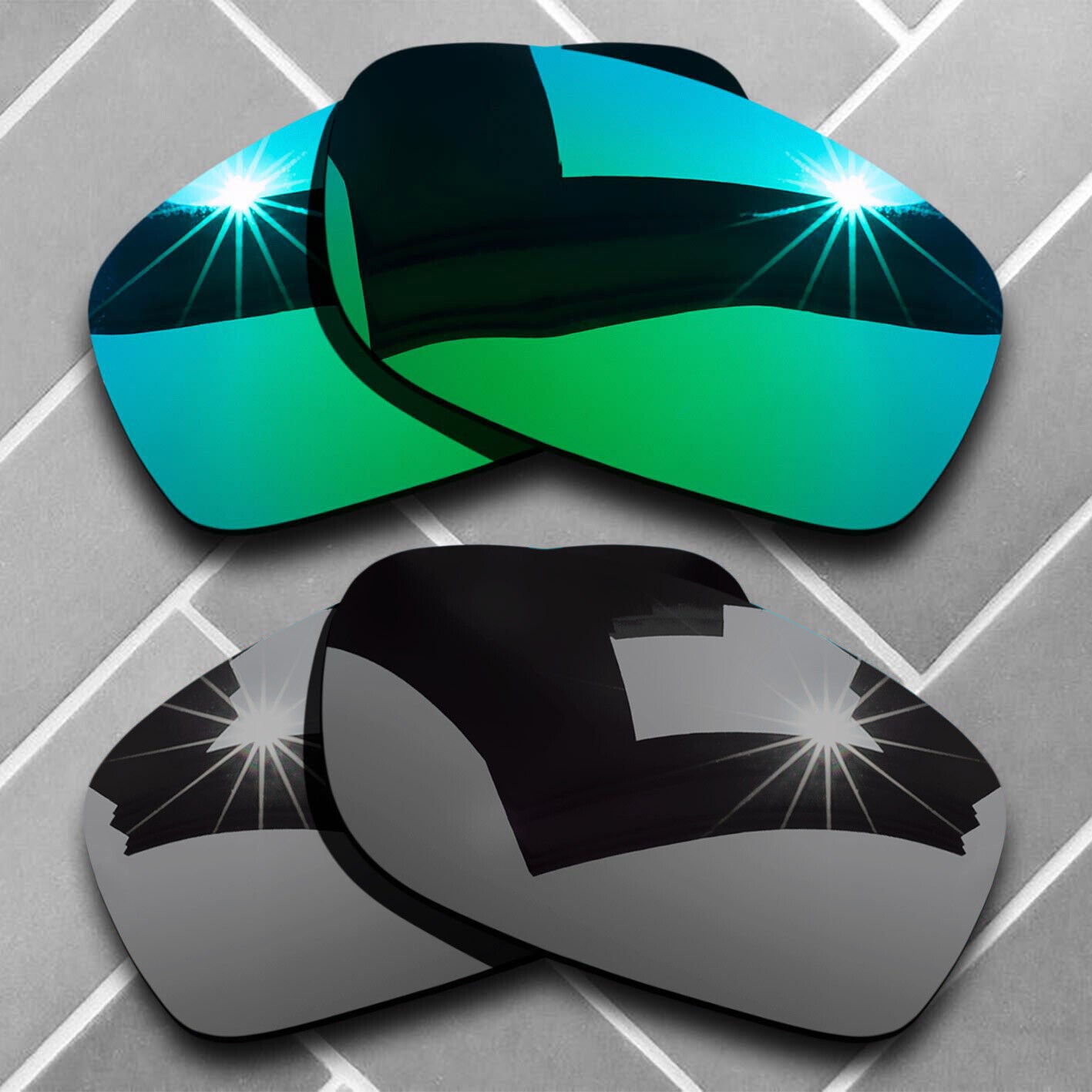 Polarized Replacement lenses for-Oakley Fives Squared Anti-Scratch Choices US
