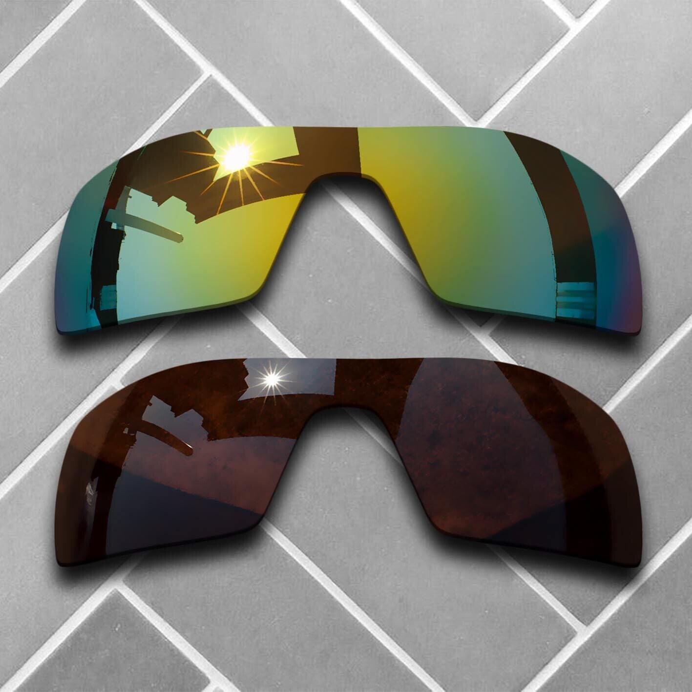 Polarized Replacement lenses for-Oakley Oil Rig Anti-Scratch Multiple Choices US