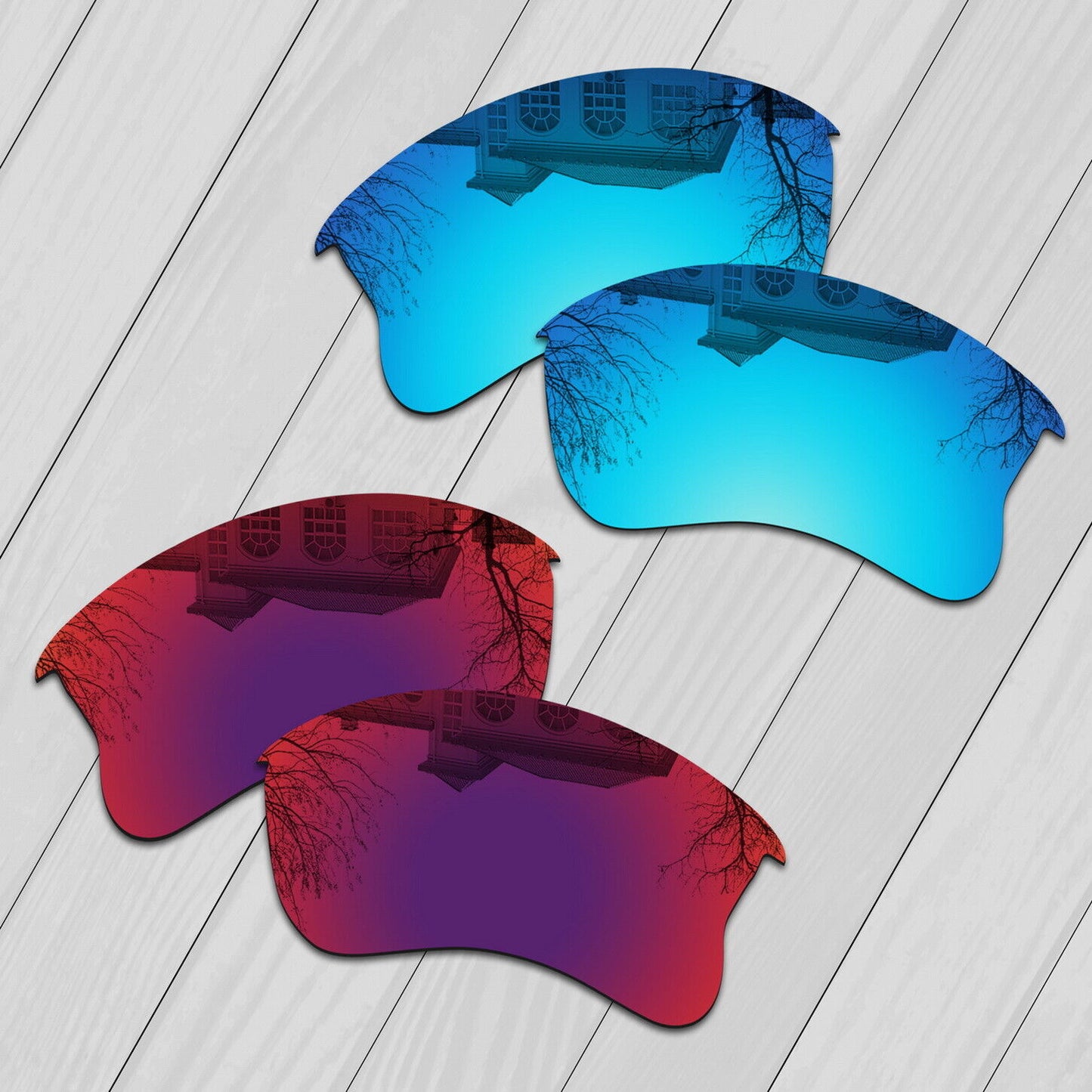 POLARIZED Replacement Lenses For-Oakley Flak Jacket XLJ Anti-Scratch Options