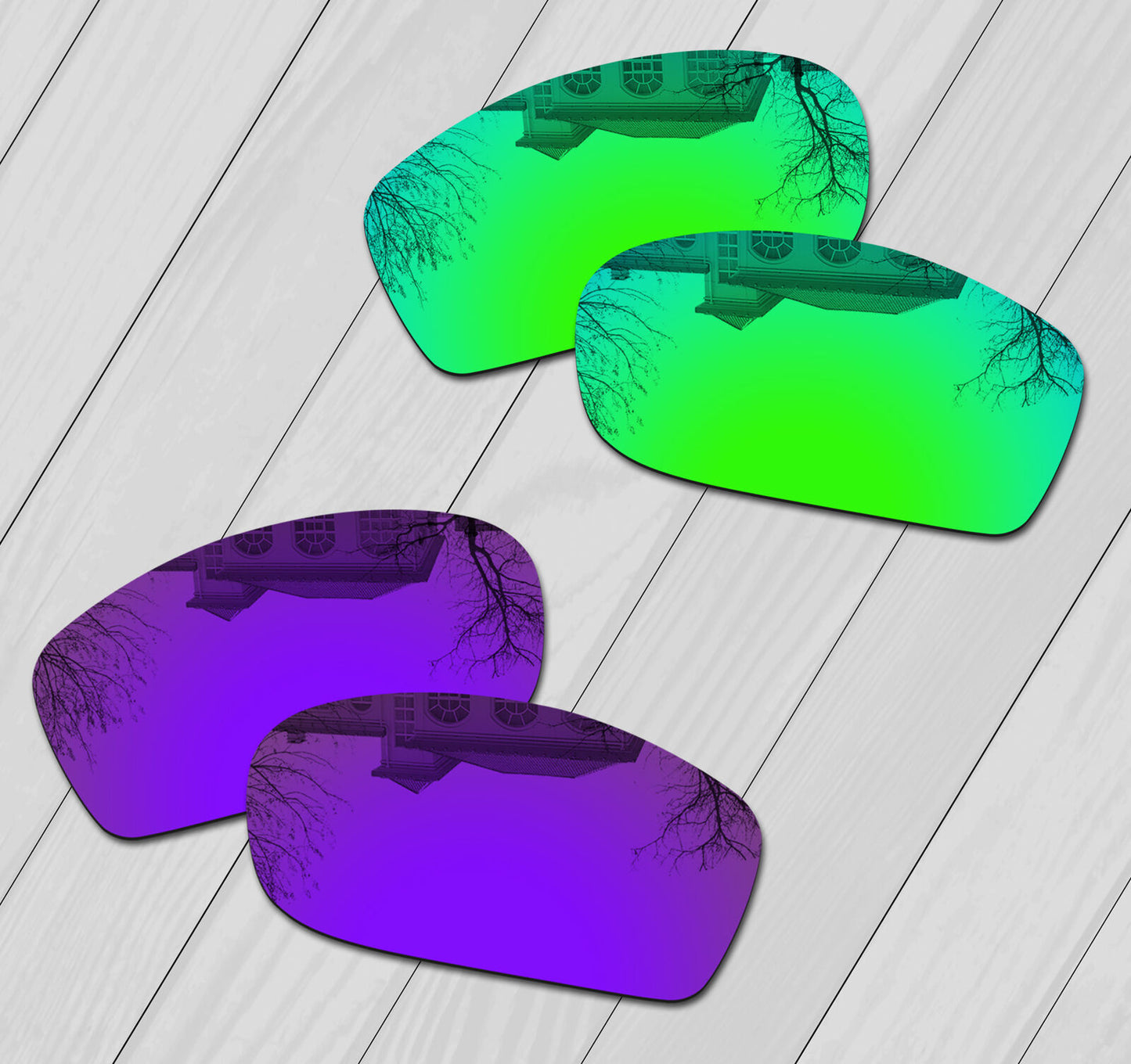 POLARIZED Replacement Lenses For-Oakley Fives Squared Anti-Scratch Options