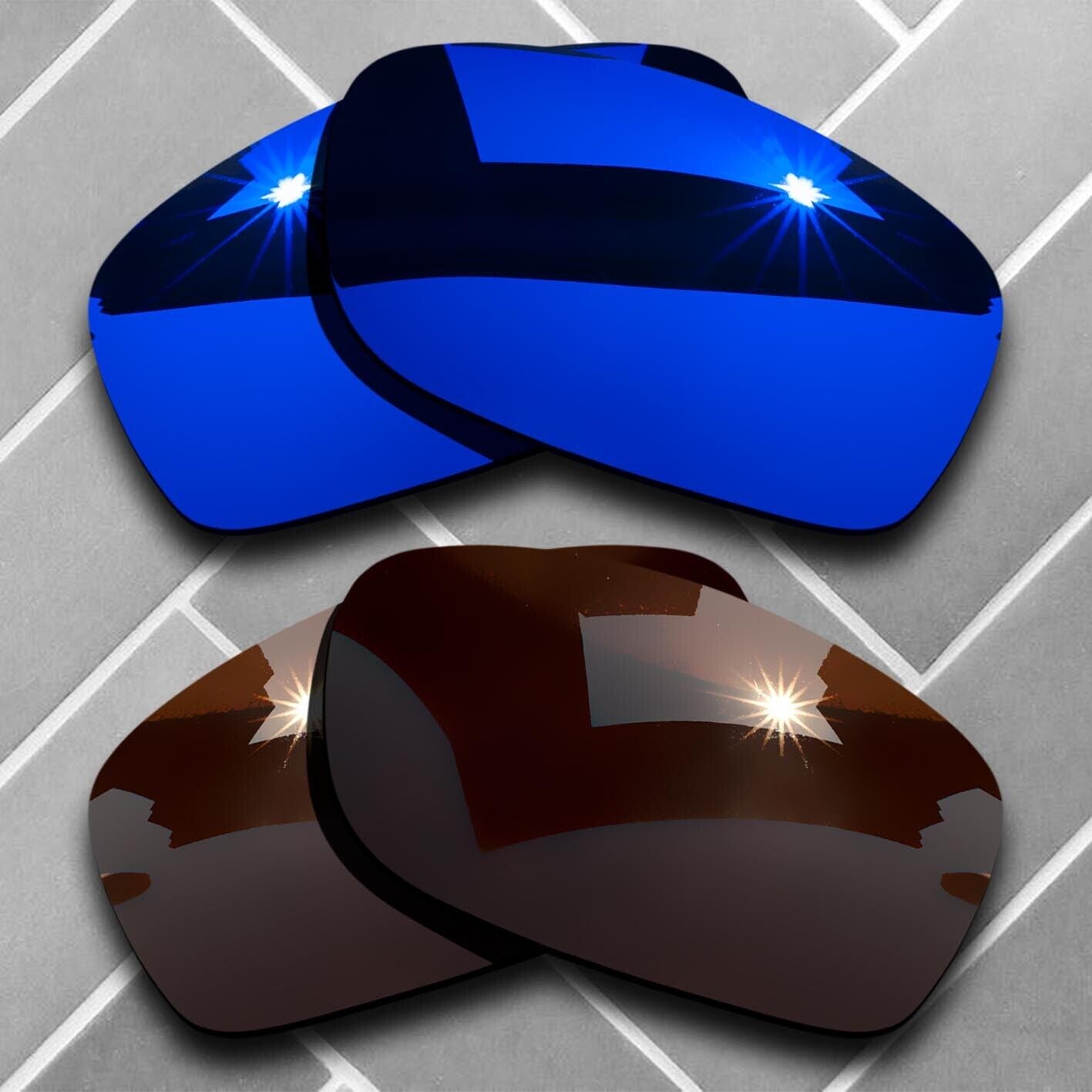 Polarized Replacement lenses for-Oakley Fives Squared Anti-Scratch Choices US