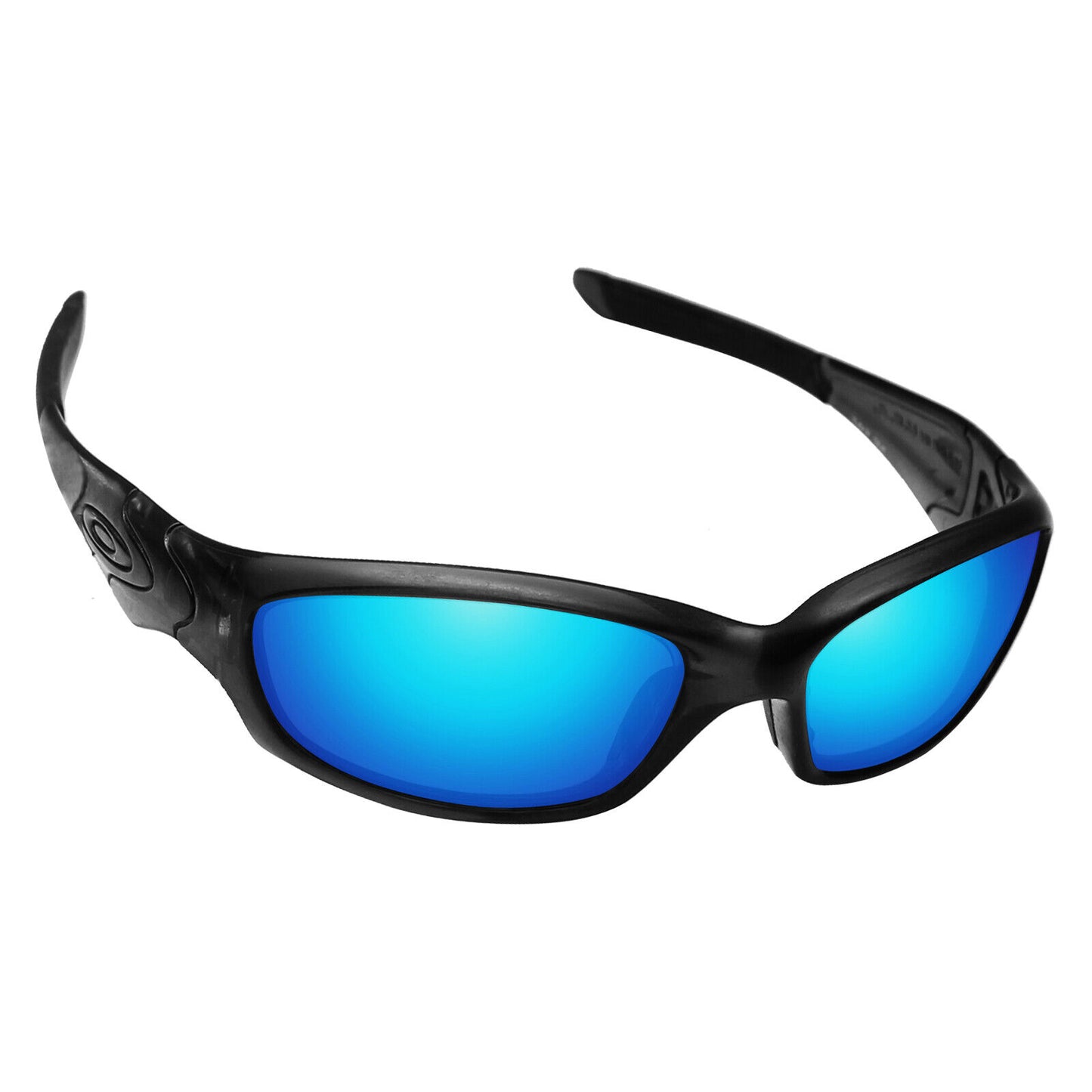 Hawkry SaltWater Proof Blue Replacement Lenses for-Oakley Straight Jacket 2007
