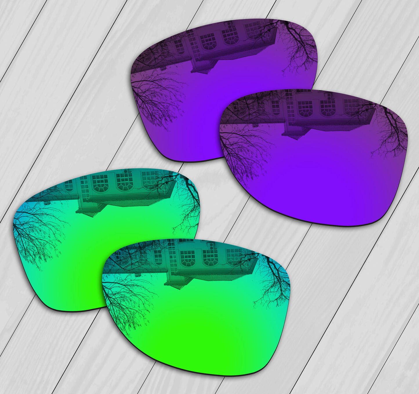 POLARIZED Replacement Lenses For-Oakley Crosshair 2012 Sunglasses Anti-Scratch