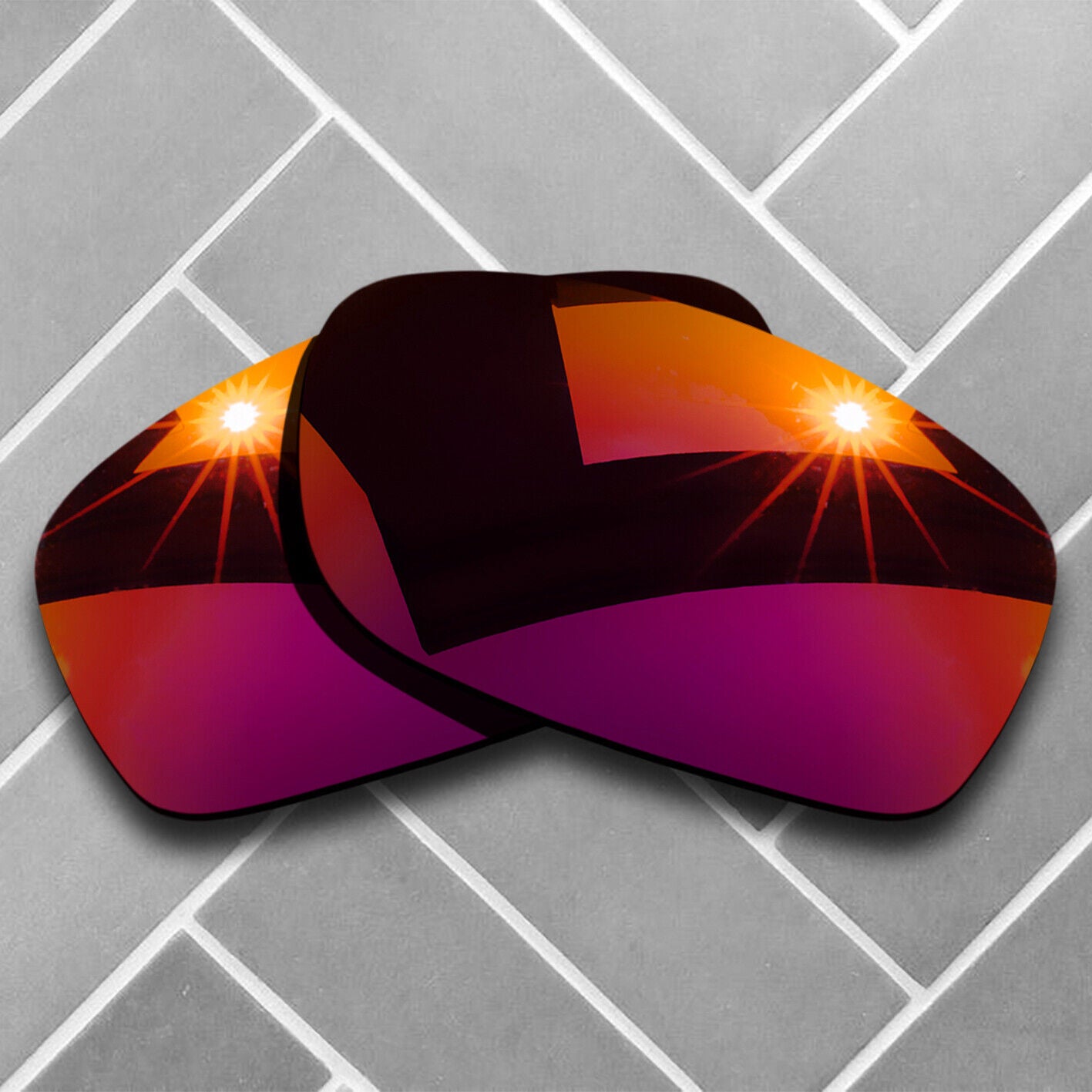 Polarized Replacement lenses for-Oakley Fives Squared Anti-Scratch Choices US