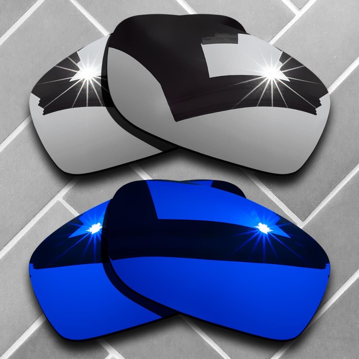 Polarized Replacement lenses for-Oakley Fives Squared Anti-Scratch Choices US