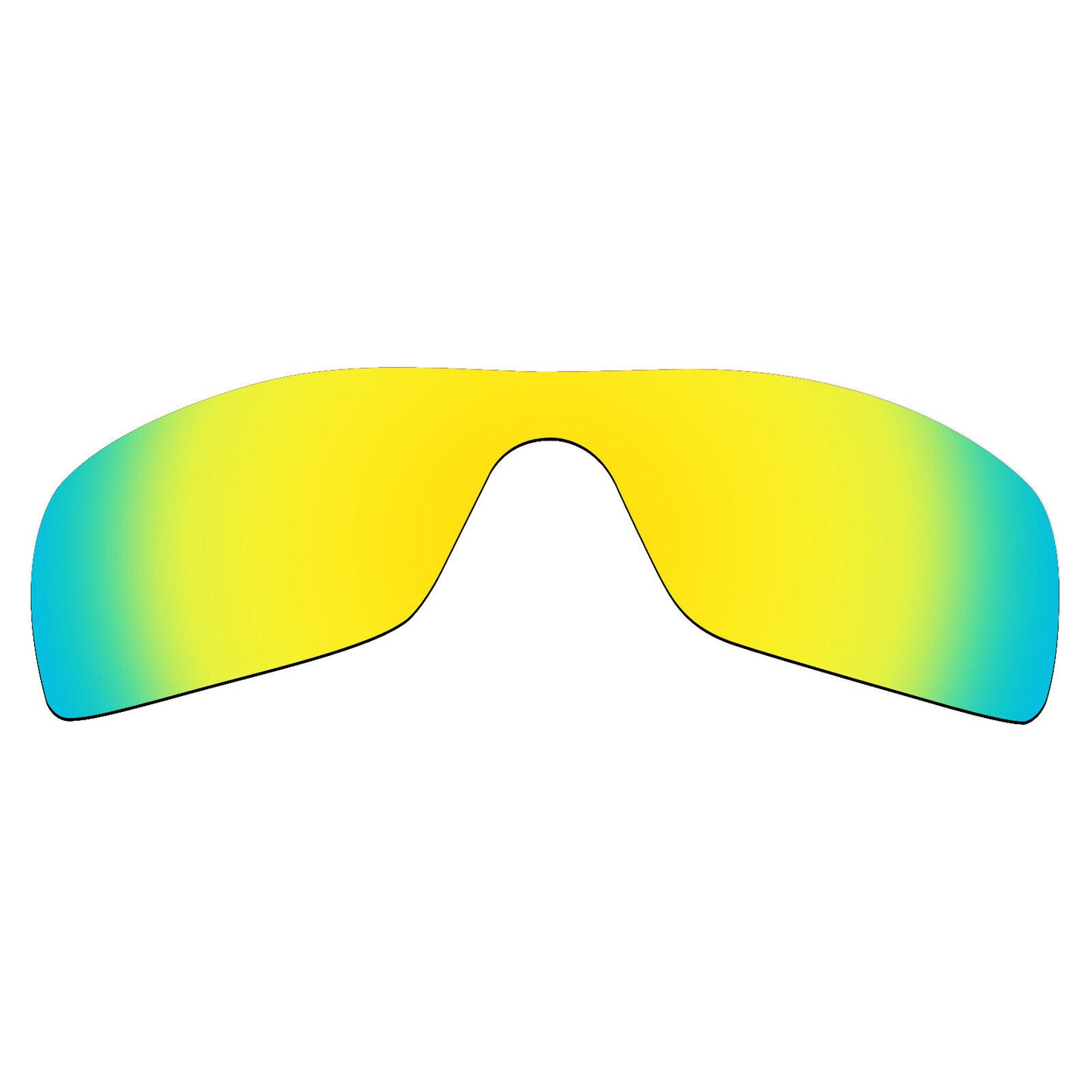 Hawkry Polarized Replacement Lenses for-Oakley Batwolf OO9101 24K Golden Mirror