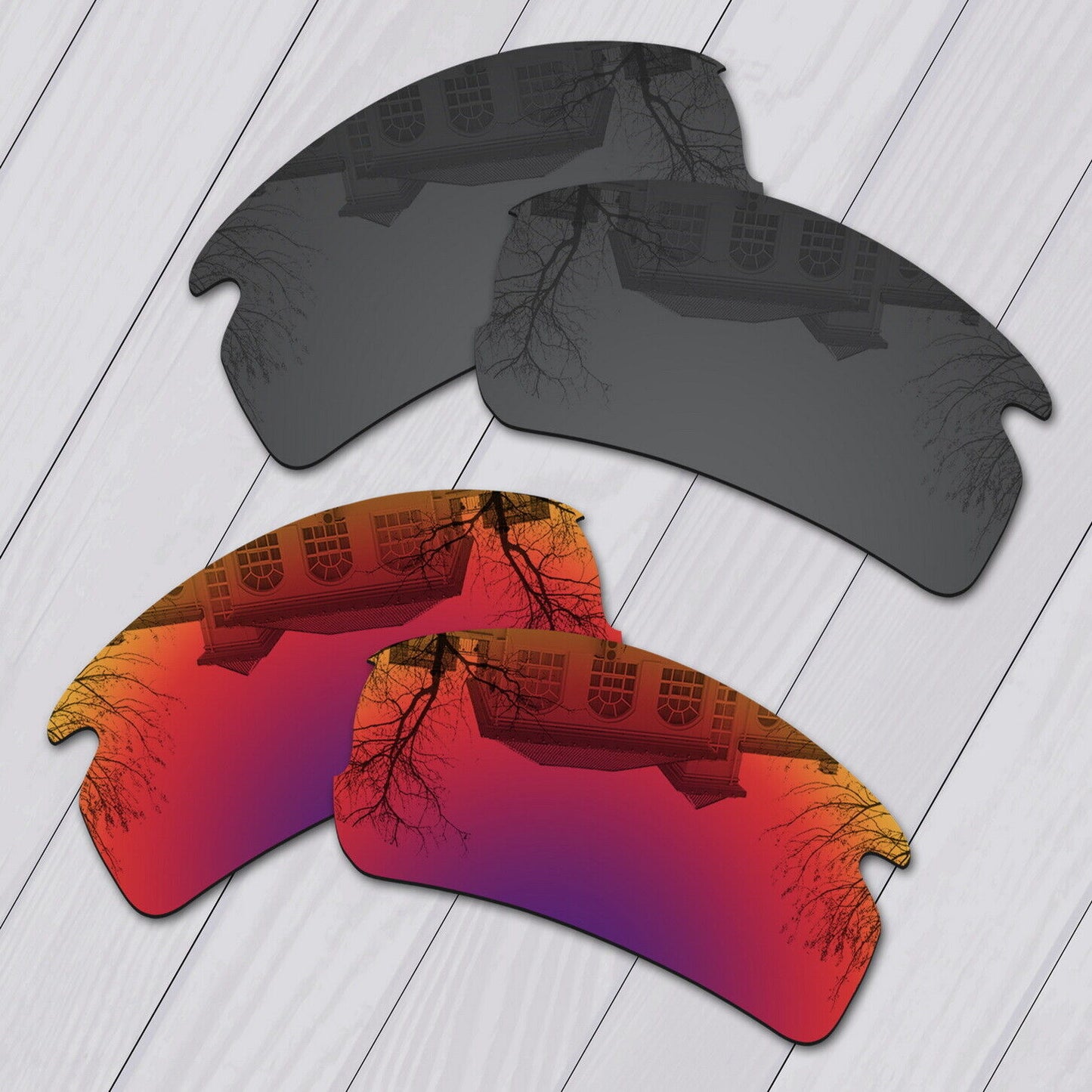 POLARIZED Replacement Lot Lenses For-Oakley Flak 2.0 OO9295 Sunglass Options