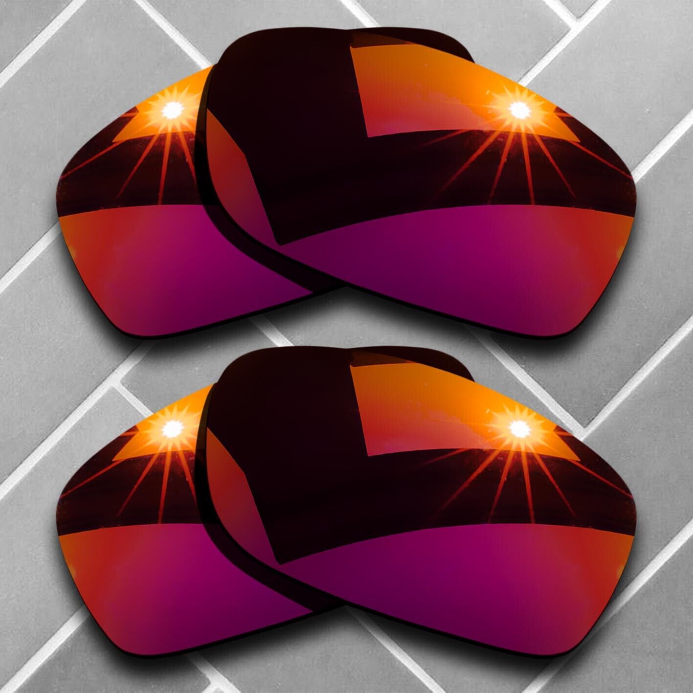 Polarized Replacement lenses for-Oakley Fives Squared Anti-Scratch Choices US