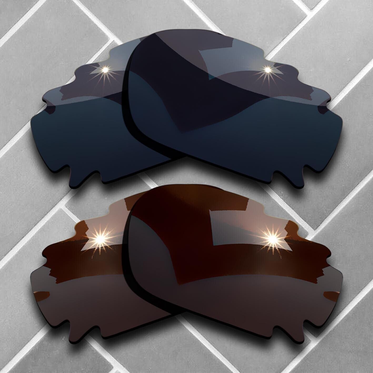 Polarized Replacement lenses for-Oakley Jawbone Vented Racing Jacket Choices US