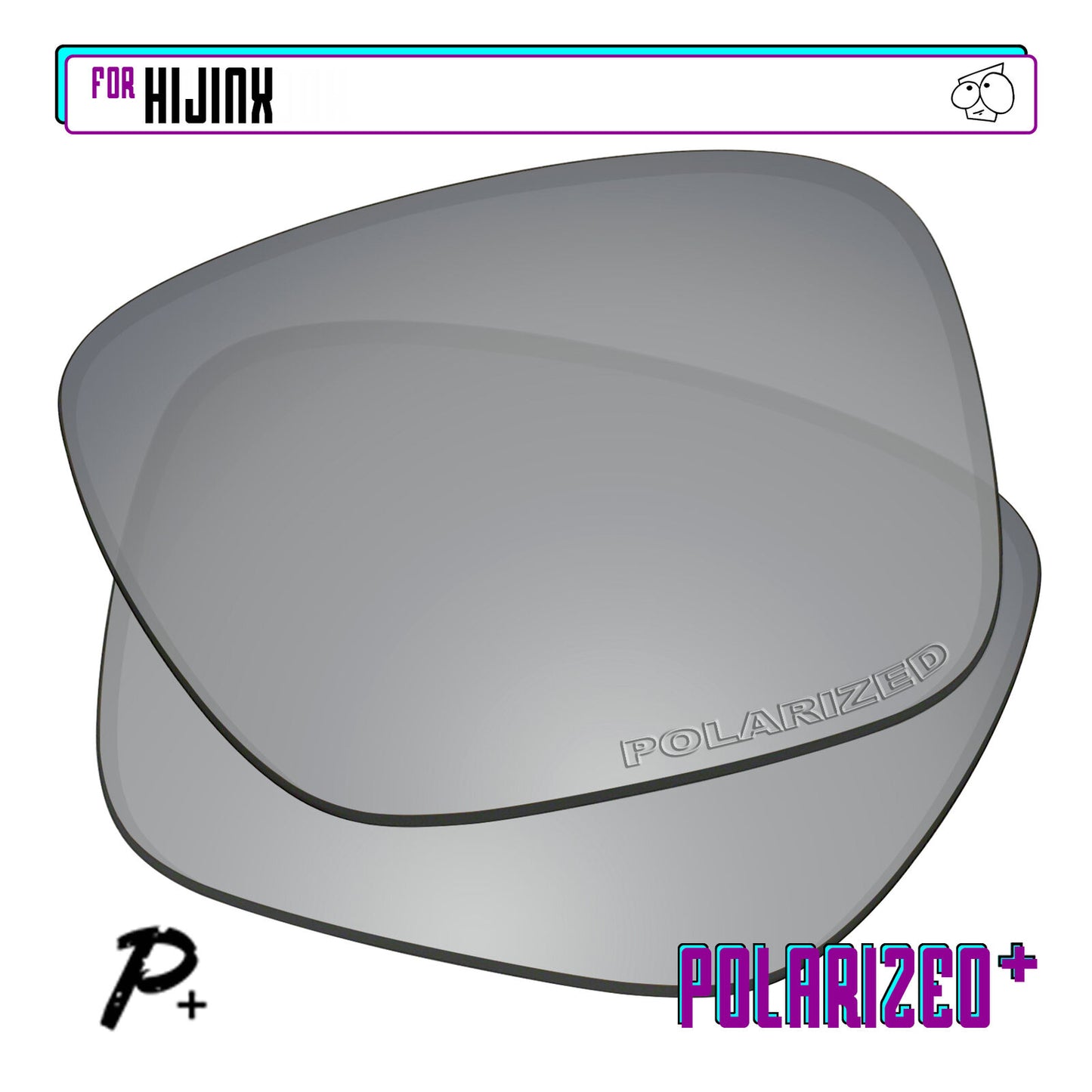 POLARIZED+ Replacement Lens For-Oakley Hijinx Sunglass Anti-Scratch