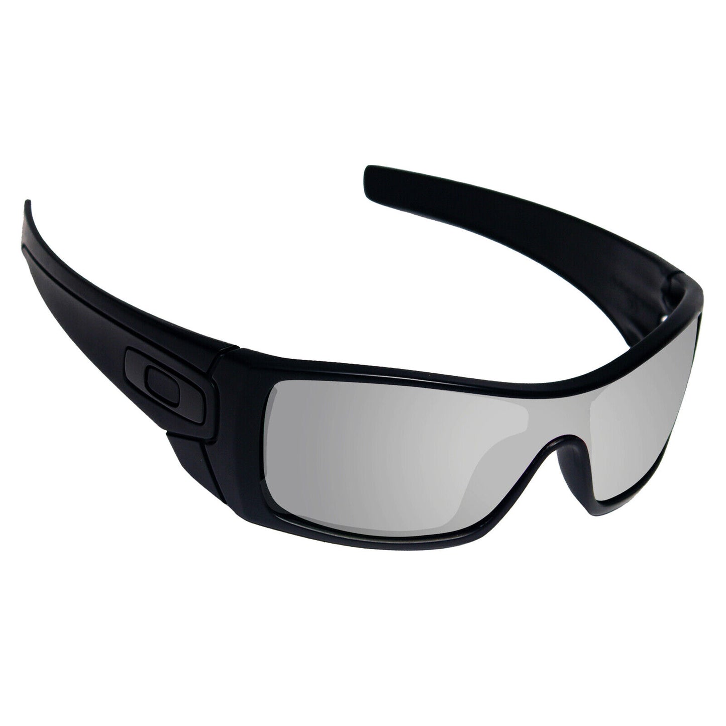 Hawkry Polycarbonate Replacement Lense for-Oakley Batwolf OO9101 Sunglass-Silver