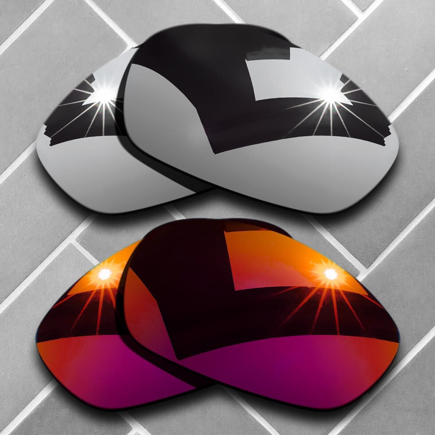 Anti-Scratch Replacement lenses for-Oakley Straight Jacket 2007 Polarized Choice