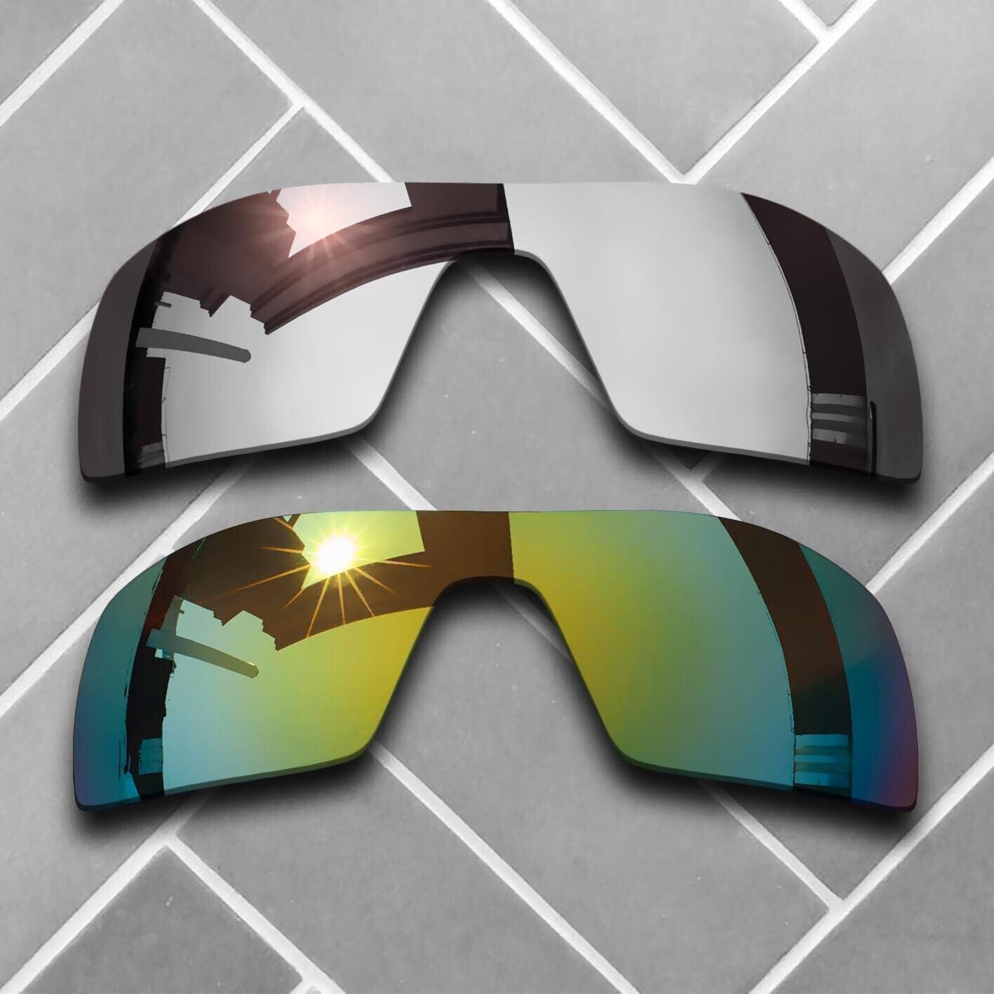 Polarized Replacement lenses for-Oakley Oil Rig Anti-Scratch Multiple Choices US