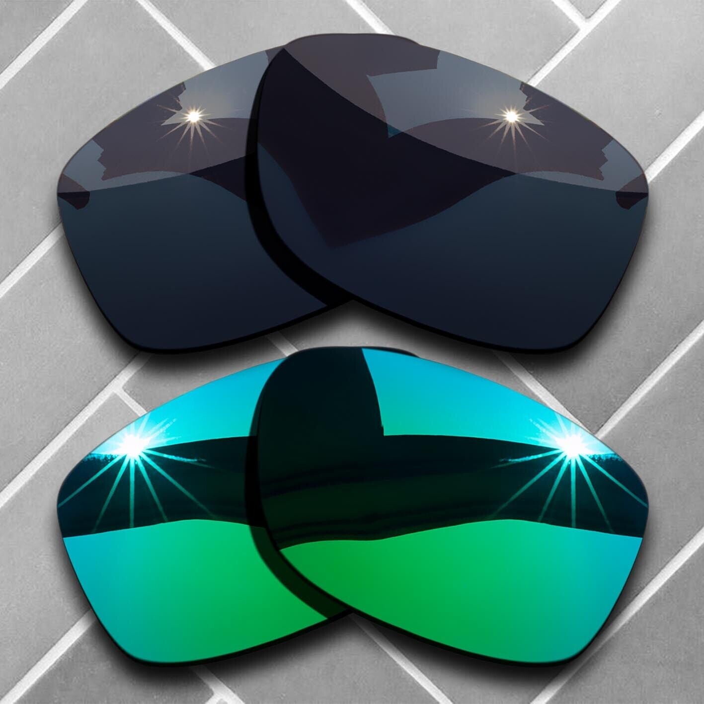 Polarized Replacement lenses for-Oakley Jupiter Squared Anti-Scratch Choices US