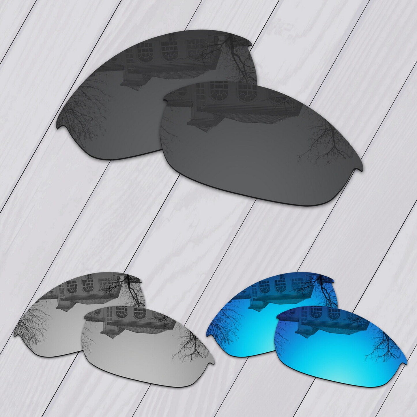 POLARIZED Replacement Lenses&Kit For-Oakley Half Jacket Sunglasses Anti-Scratch