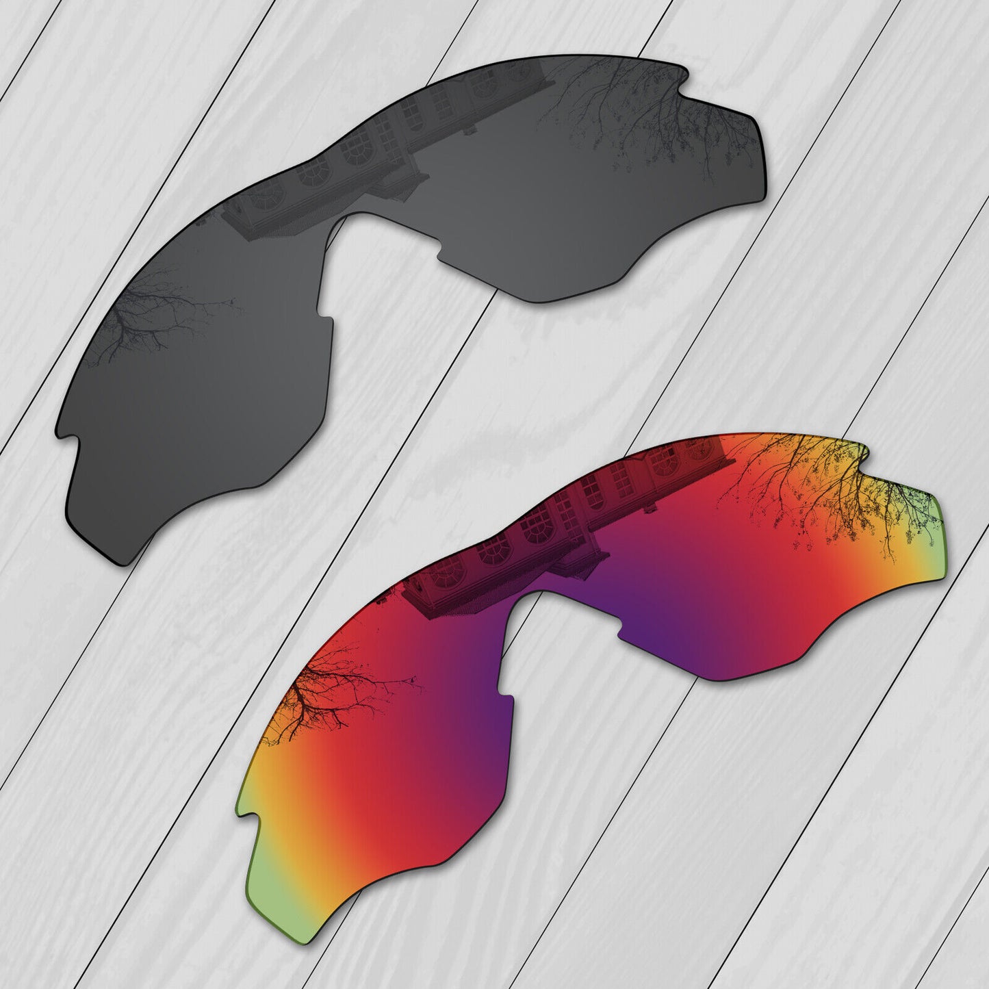 POLARIZED Wholesale Replacement Lenses For-Oakley M2 Frame OO9212 Anti-Scratch