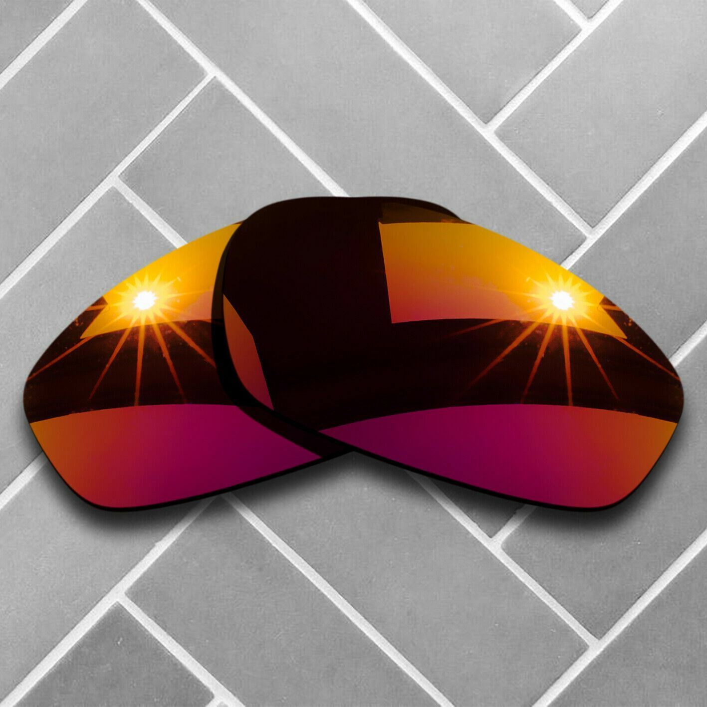 Polarized Anti-scratch Replacement lenses for-Oakley Wiretap XL Multiple Choices
