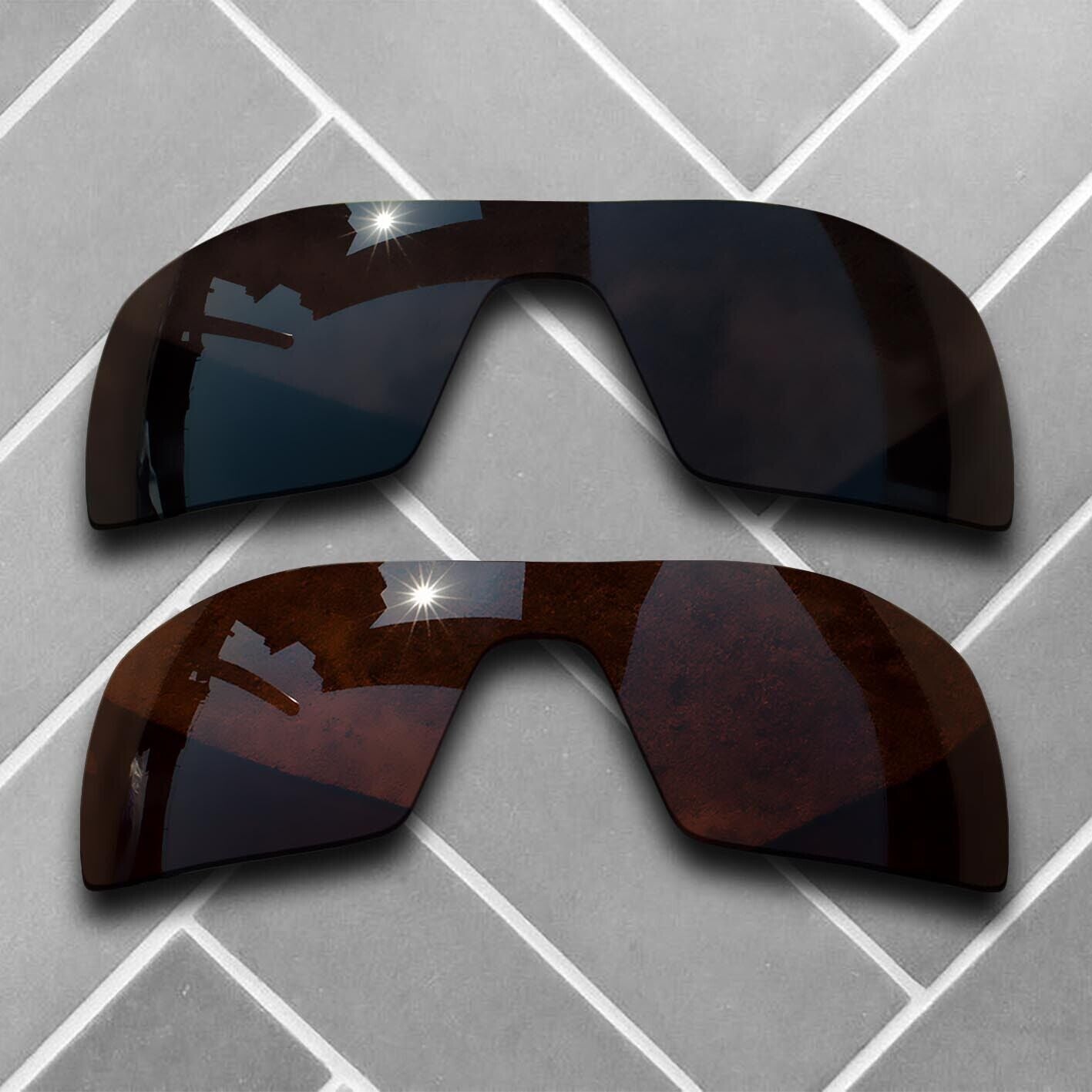 Polarized Replacement lenses for-Oakley Oil Rig Anti-Scratch Multiple Choices US