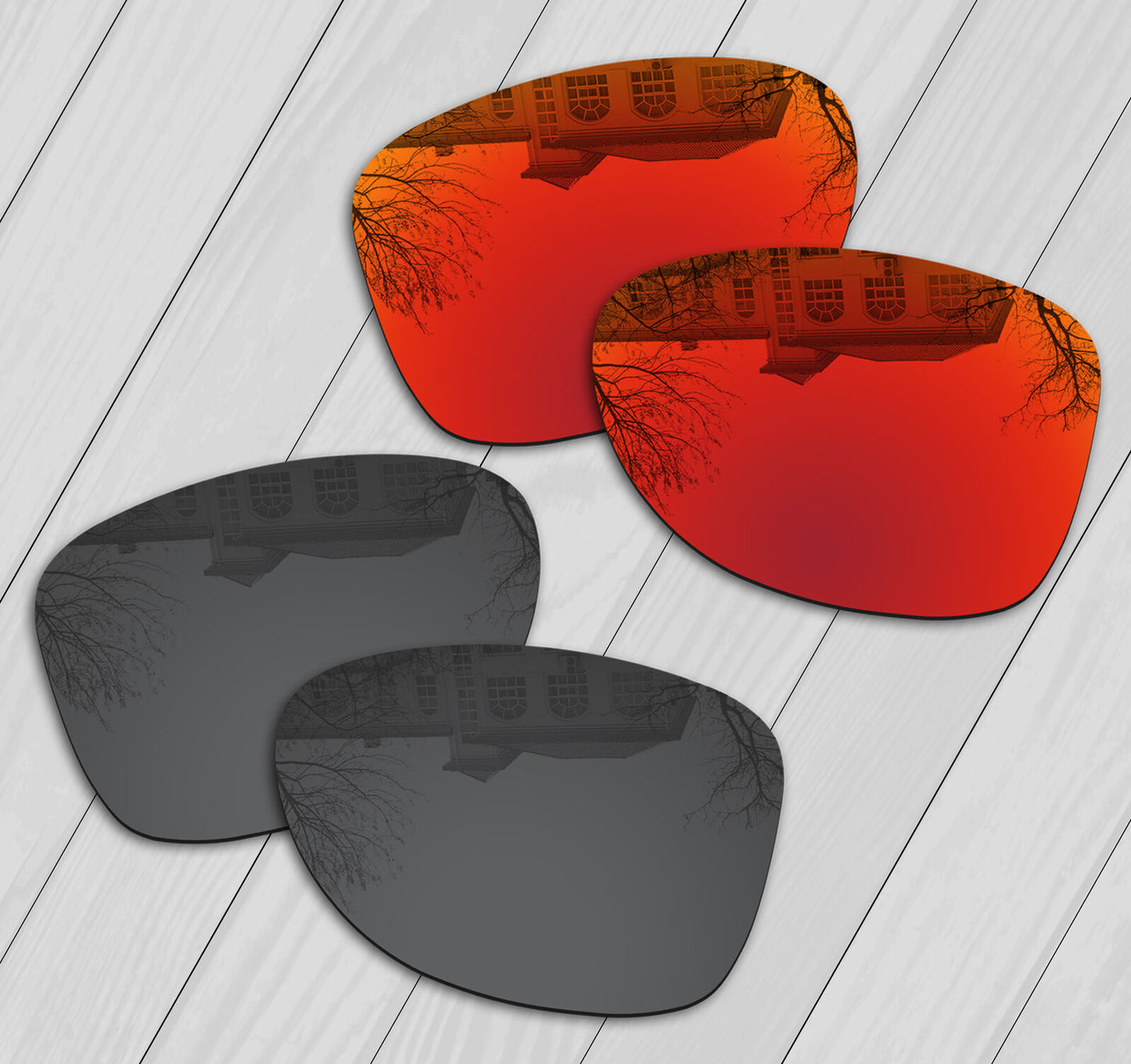 POLARIZED Replacement Lenses For-Oakley Crosshair 2012 Sunglasses Anti-Scratch